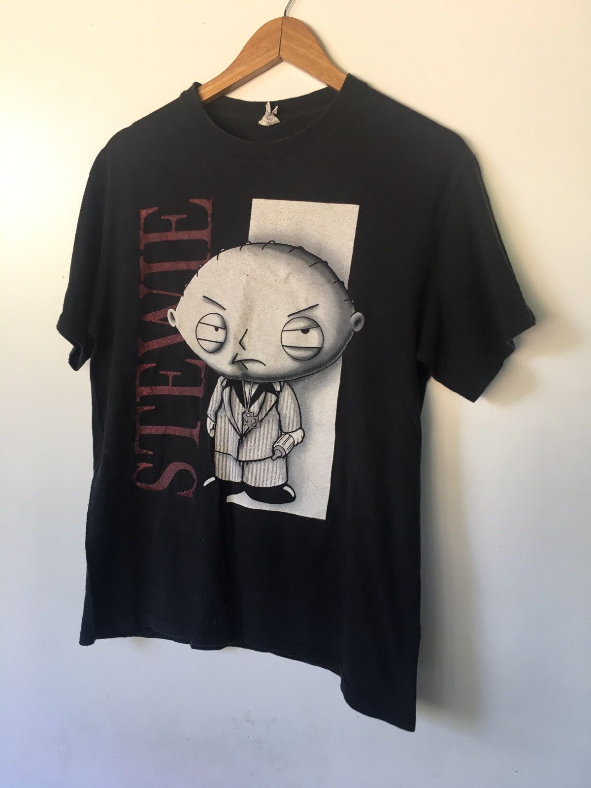 Cartoon Network Vintage Stewie Griffin/ family guy shirt gangster Size US M / EU 48-50 / 2 - 2 Thumbnail