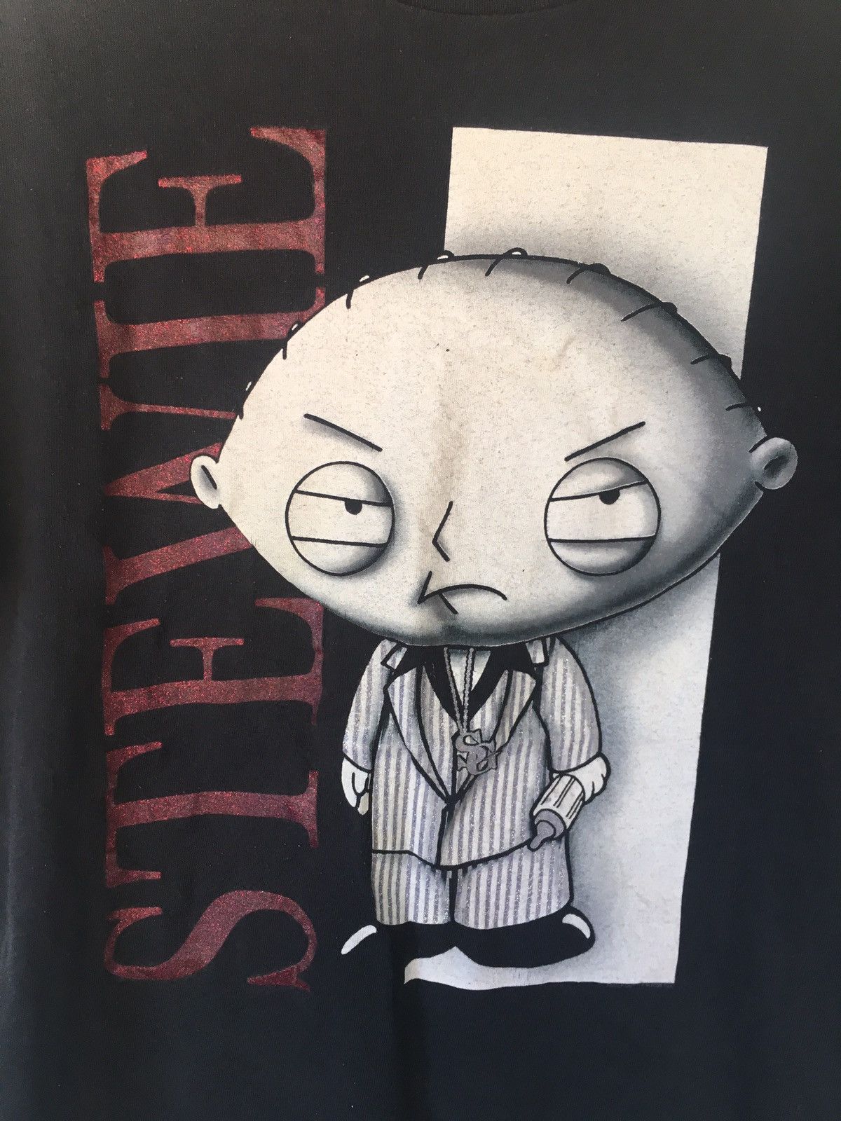 Cartoon Network Vintage Stewie Griffin/ family guy shirt gangster Size US M / EU 48-50 / 2 - 4 Thumbnail