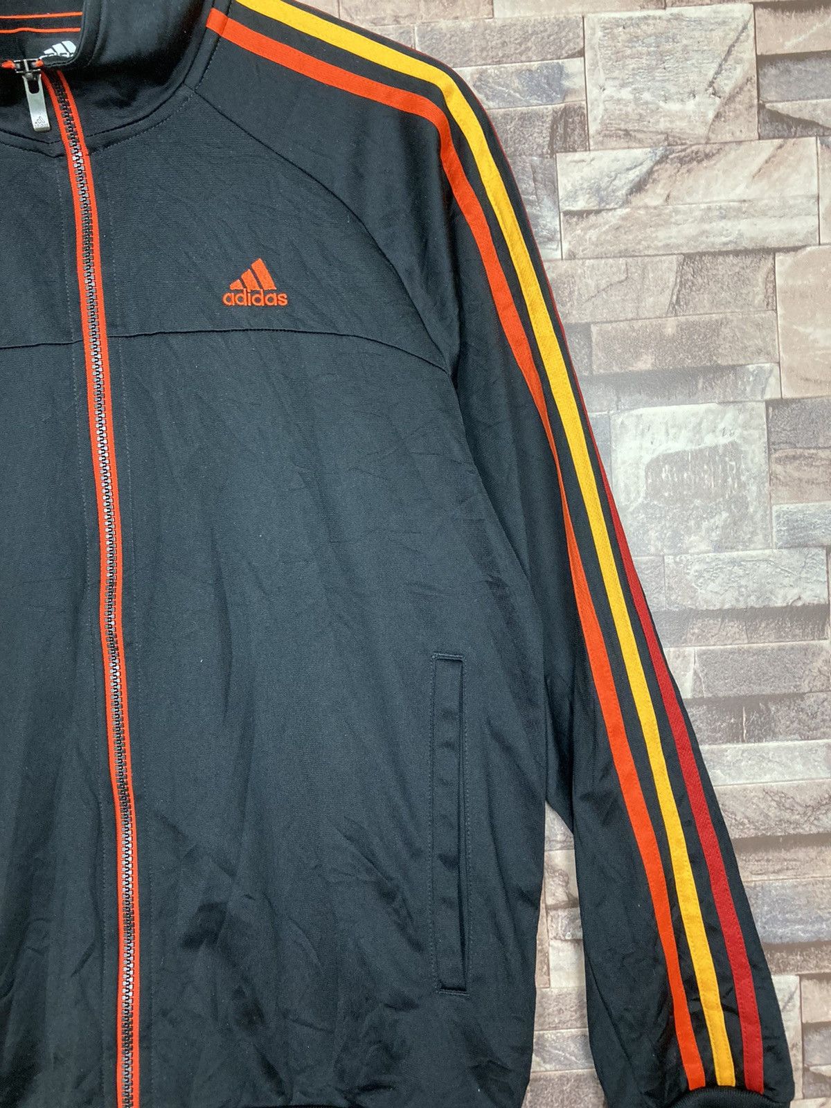 Adidas Vintage ADIDAS Track Top Stripe Sweater #21-5 Size US M / EU 48-50 / 2 - 3 Thumbnail
