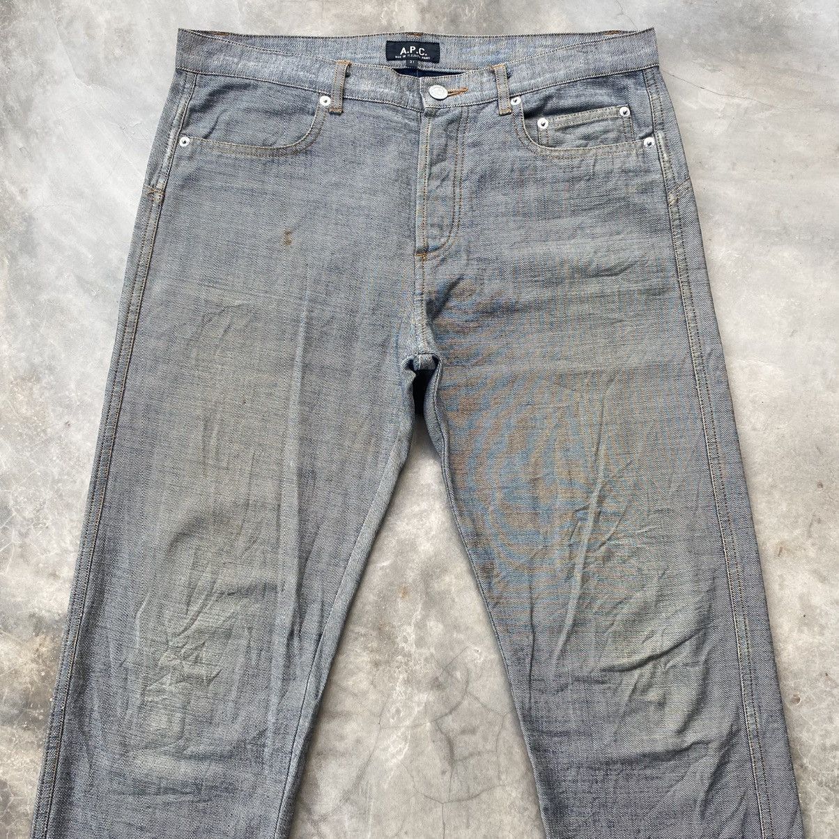 Apc jeans Rue De Fleurus Paris Reverse jeans