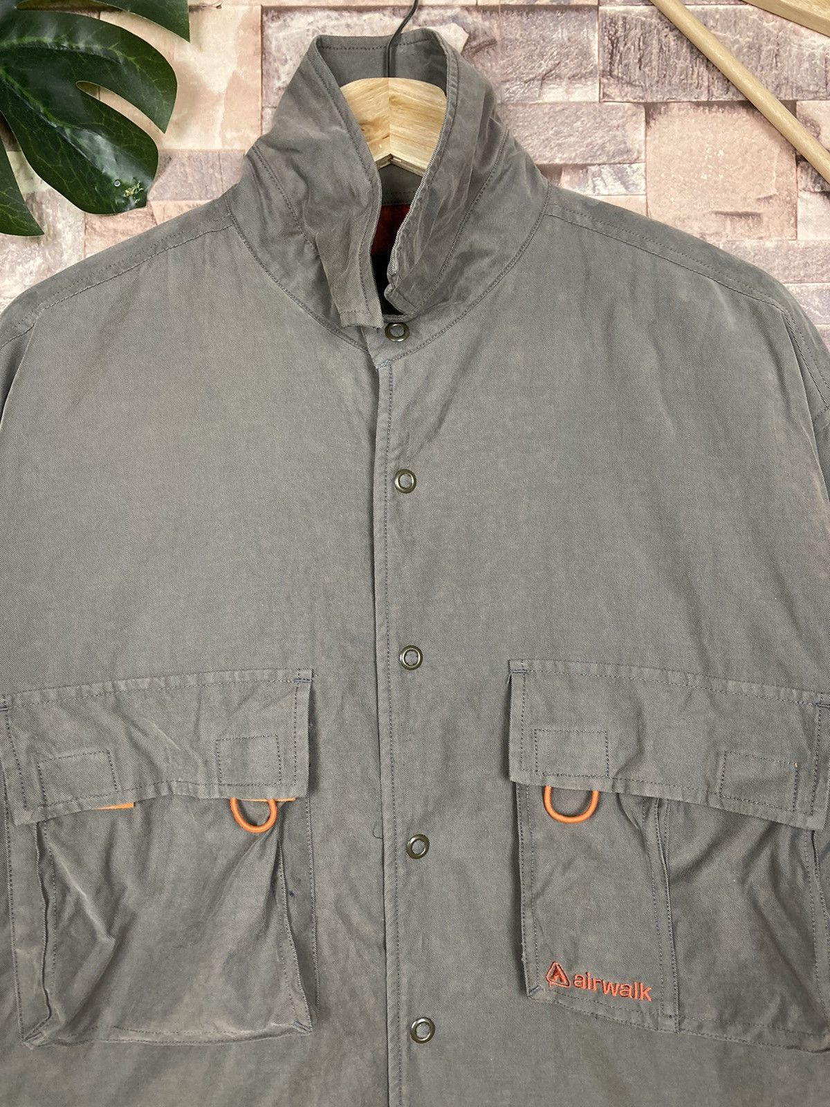 Airwalk Airwalk Button Casual Jacket Size US L / EU 52-54 / 3 - 3 Thumbnail