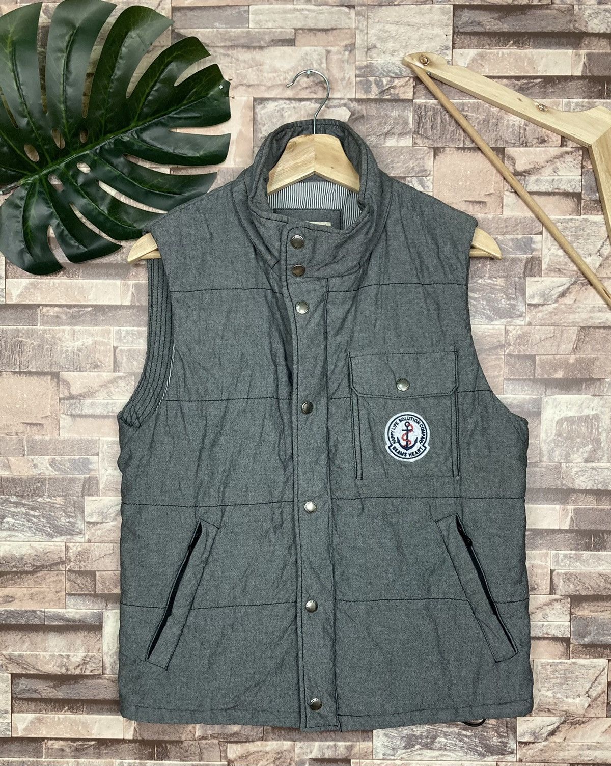 Beams Plus Beams Heart Puffer Vest Size US M / EU 48-50 / 2 - 1 Thumbnail
