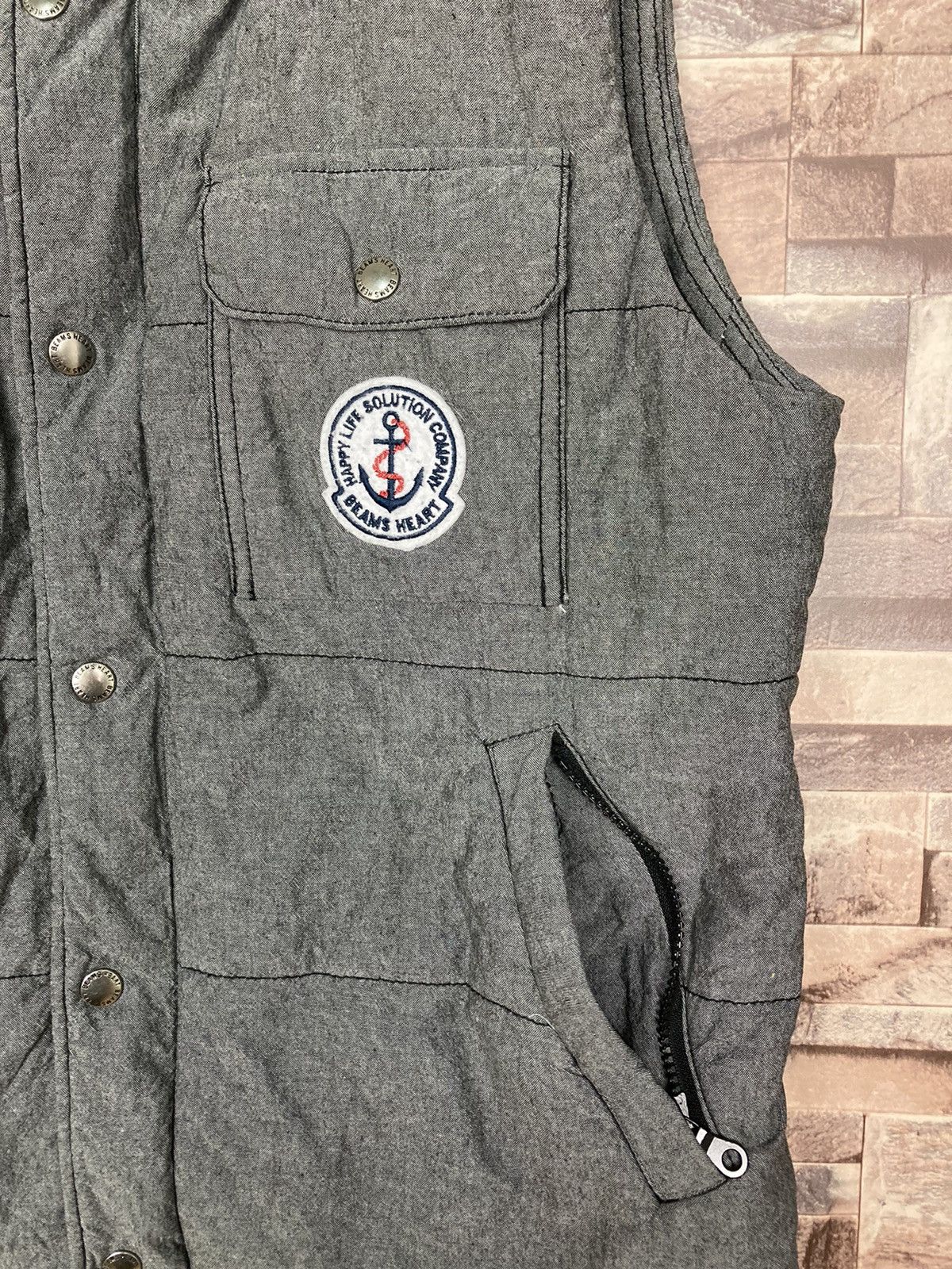 Beams Plus Beams Heart Puffer Vest Size US M / EU 48-50 / 2 - 3 Thumbnail