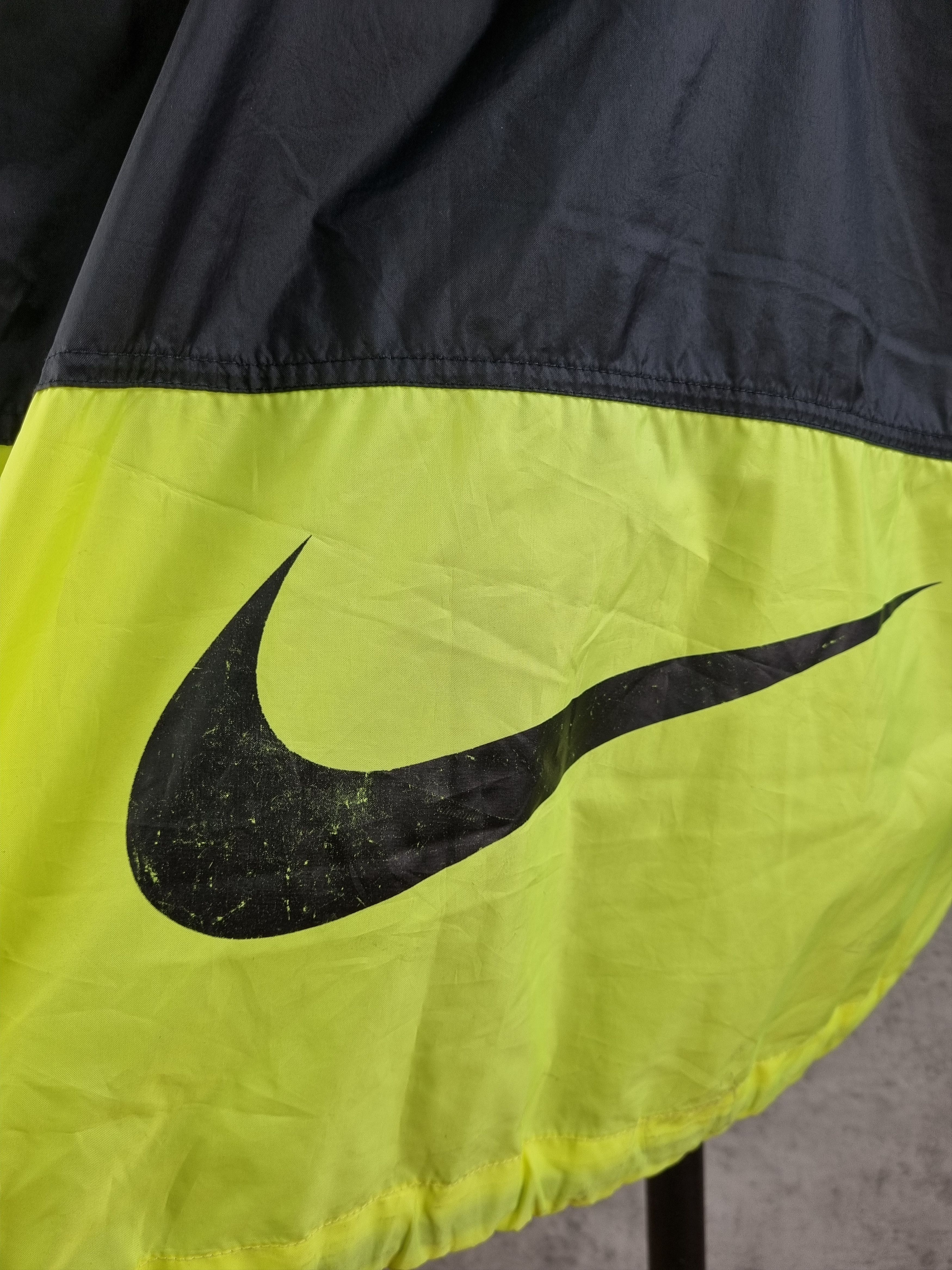 Nike × Vintage 90s Nike BORUSIA BVB Nylon Big Swoosh Track top Size US XL / EU 56 / 4 - 15 Thumbnail