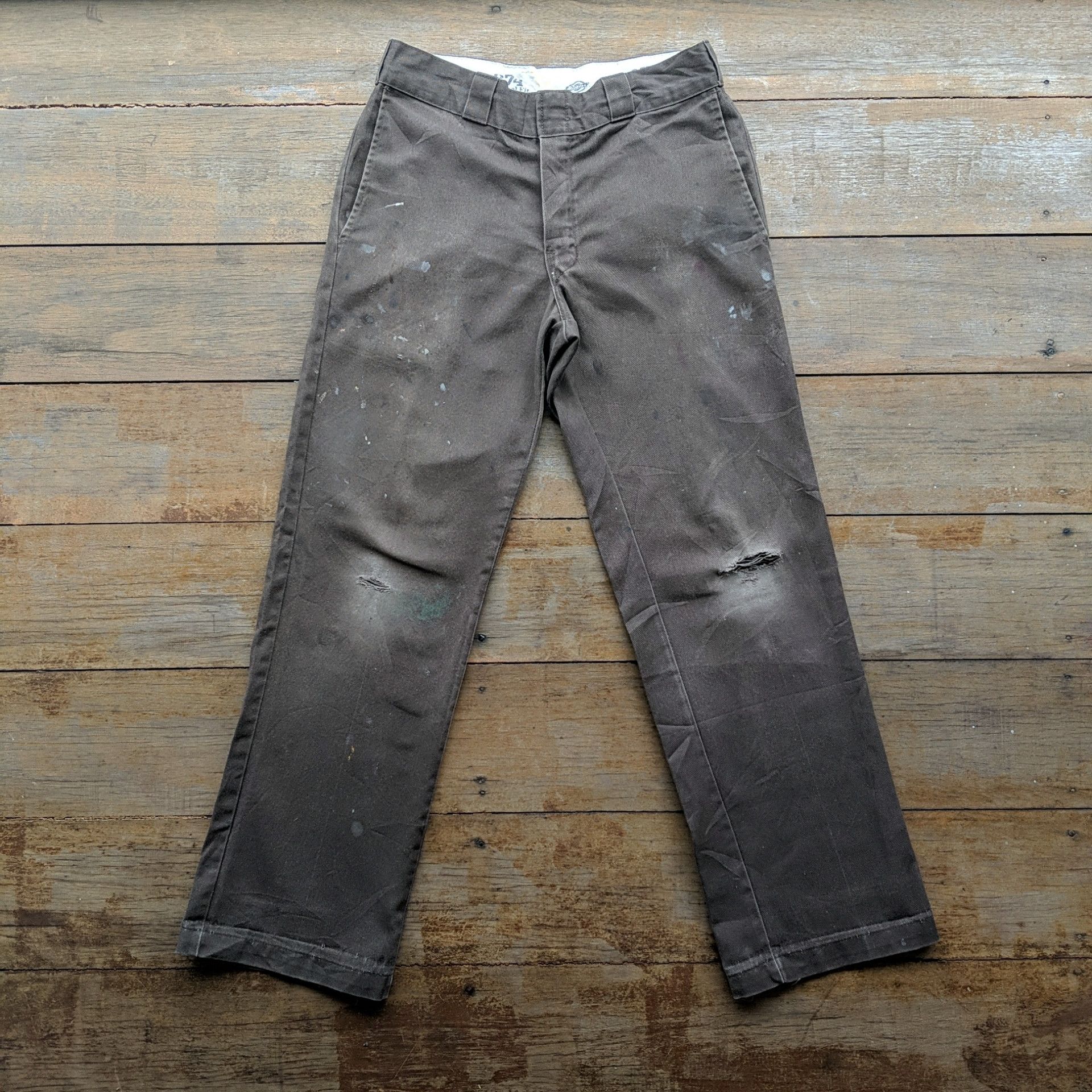 Dickies Vintage Dickies Paint Distressed Casual Pants Size US 30 / EU 46 - 1 Thumbnail
