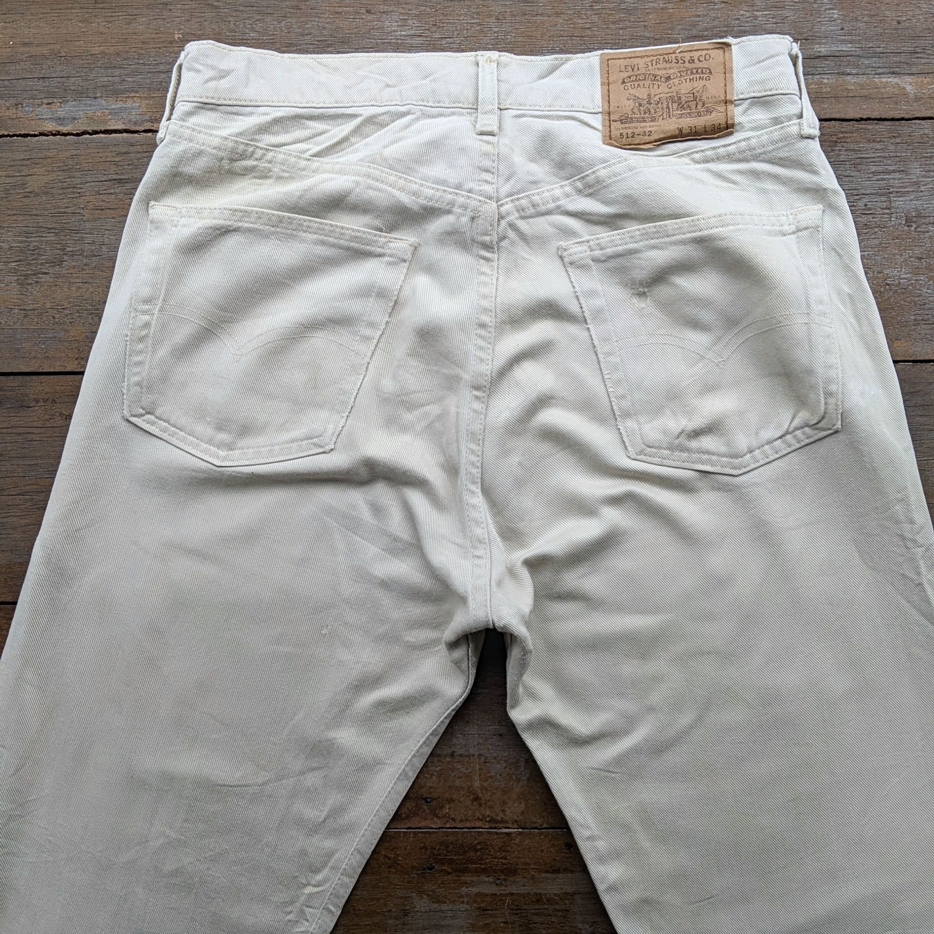 Japanese Brand × Levi's Vintage Levi's 512 Distressed Casual Pants Size US 32 / EU 48 - 10 Thumbnail