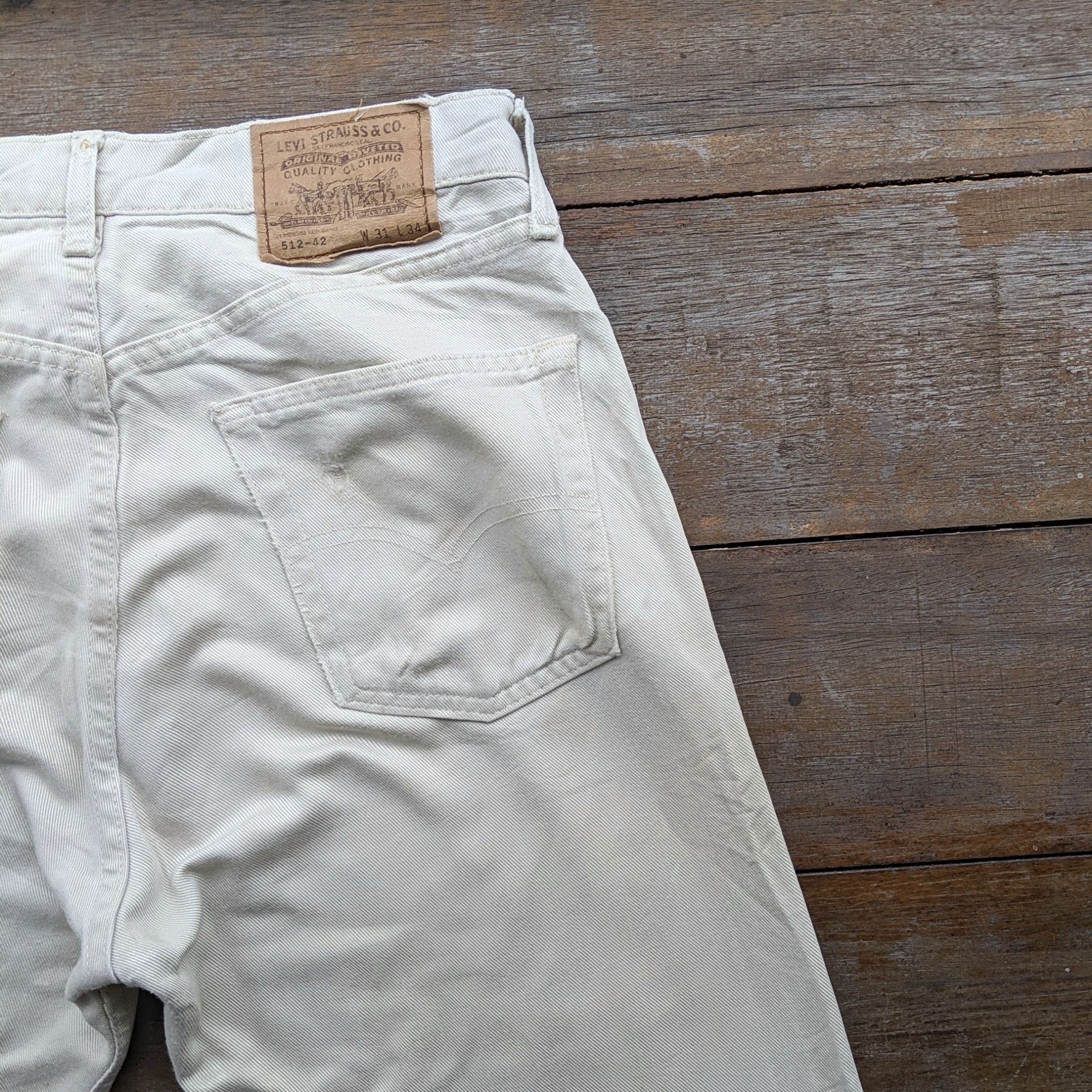 Japanese Brand × Levi's Vintage Levi's 512 Distressed Casual Pants Size US 32 / EU 48 - 12 Thumbnail