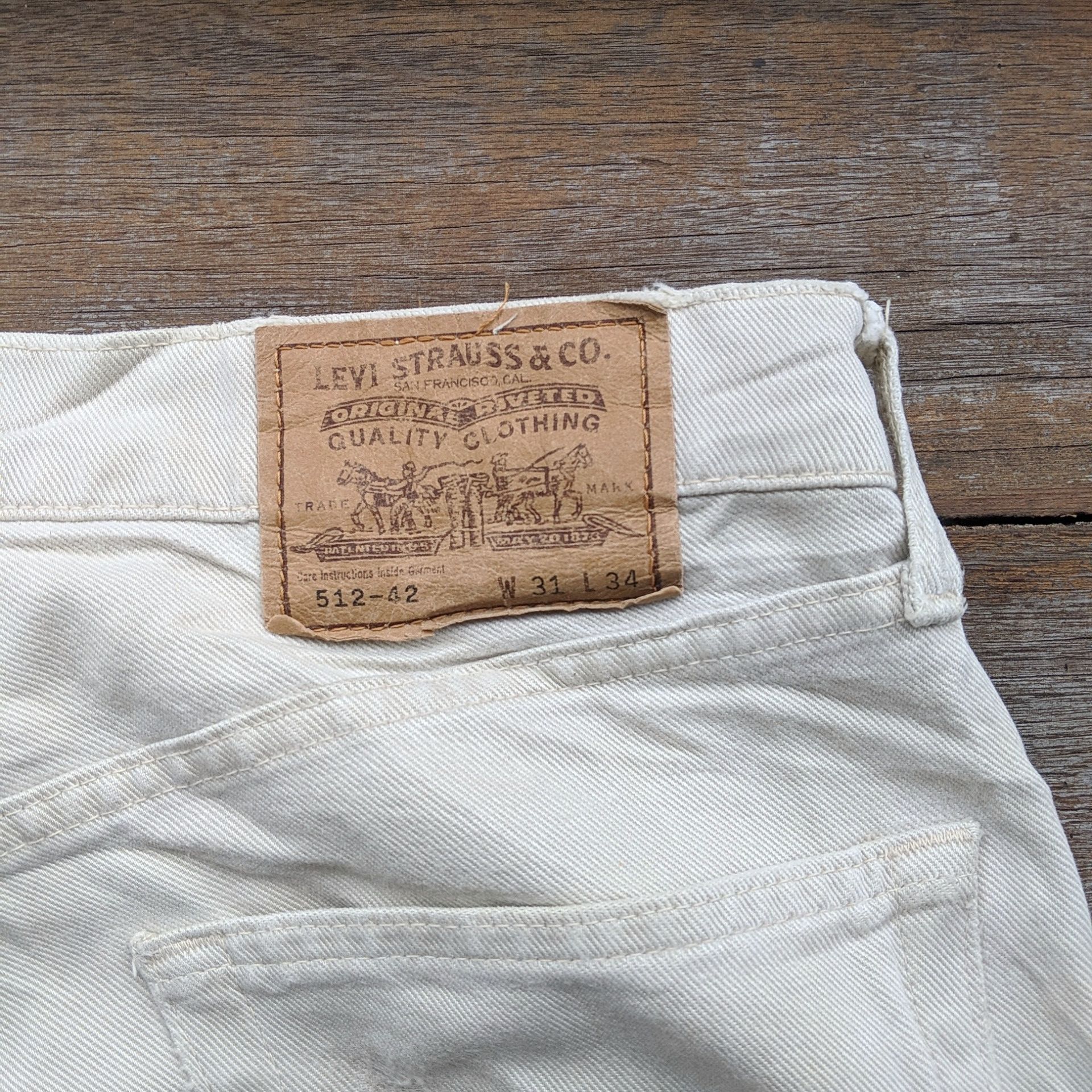 Japanese Brand × Levi's Vintage Levi's 512 Distressed Casual Pants Size US 32 / EU 48 - 13 Thumbnail