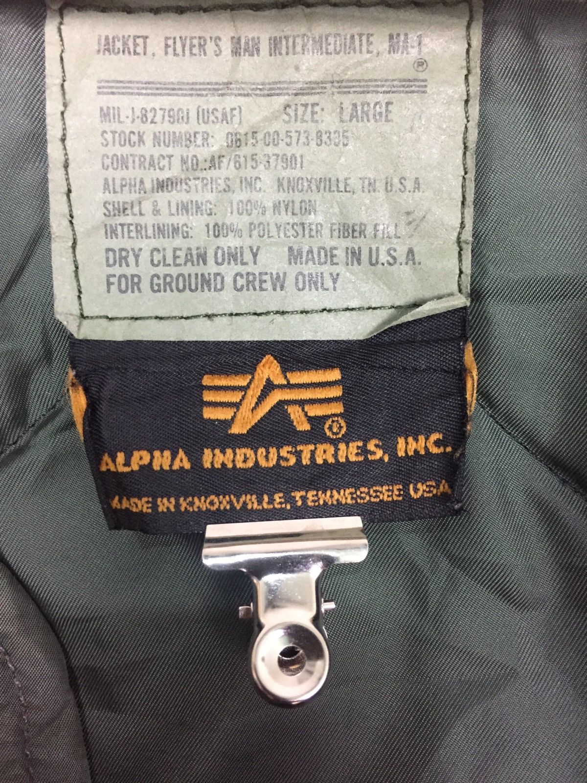 Alpha Industries Alpha Industries Military Bombers Jacket #J6 Size US L / EU 52-54 / 3 - 6 Thumbnail