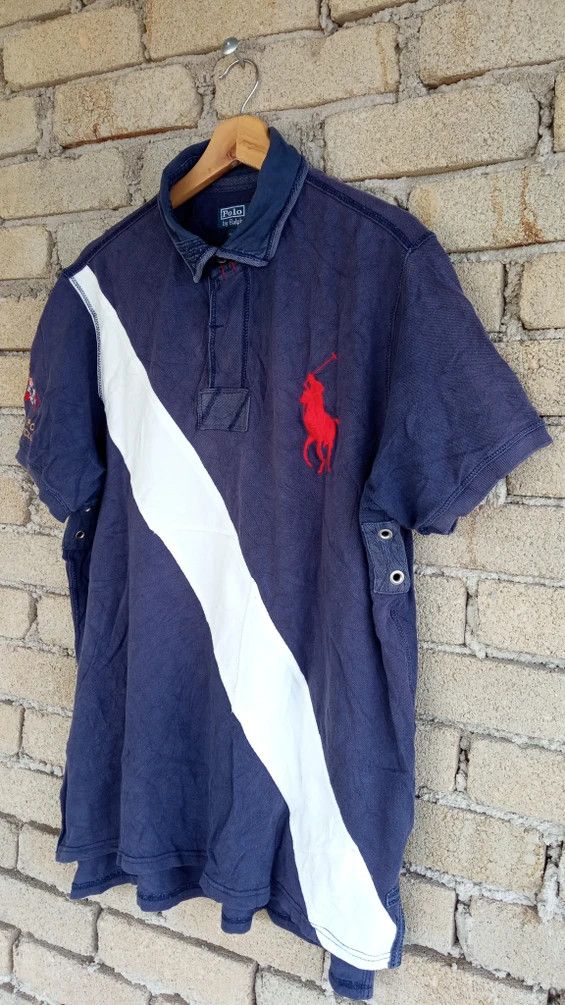 Polo Ralph Lauren × Ralph Lauren × Vintage 🔥🔥Vintage Polo Ralph Lauren Yacht Club T-Shirt Size US XL / EU 56 / 4 - 3 Thumbnail