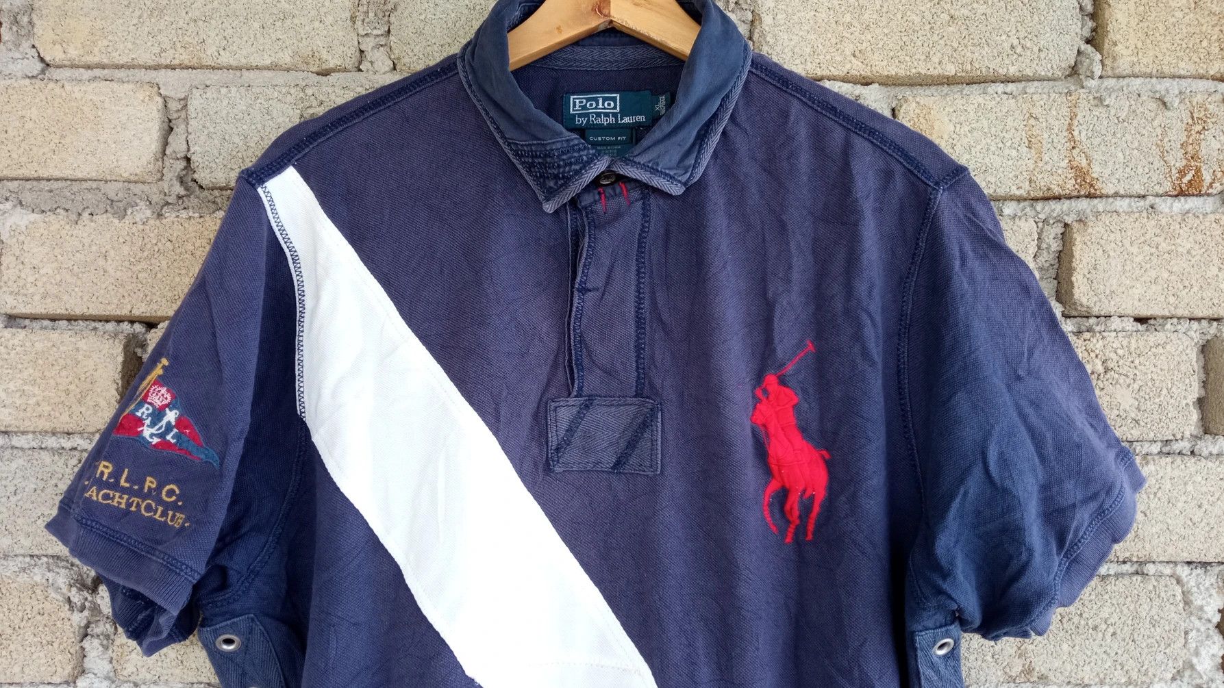 Polo Ralph Lauren × Ralph Lauren × Vintage 🔥🔥Vintage Polo Ralph Lauren Yacht Club T-Shirt Size US XL / EU 56 / 4 - 9 Thumbnail