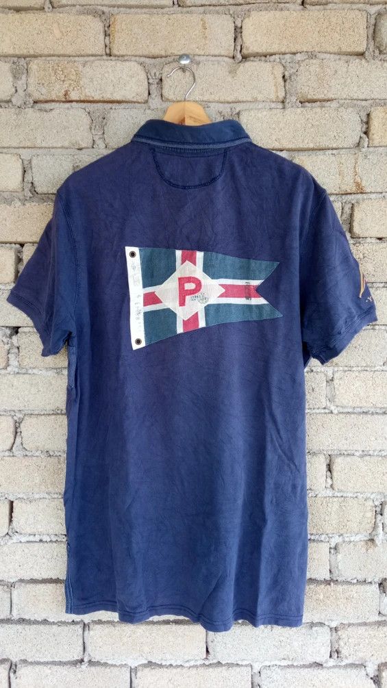 Polo Ralph Lauren × Ralph Lauren × Vintage 🔥🔥Vintage Polo Ralph Lauren Yacht Club T-Shirt Size US XL / EU 56 / 4 - 11 Thumbnail
