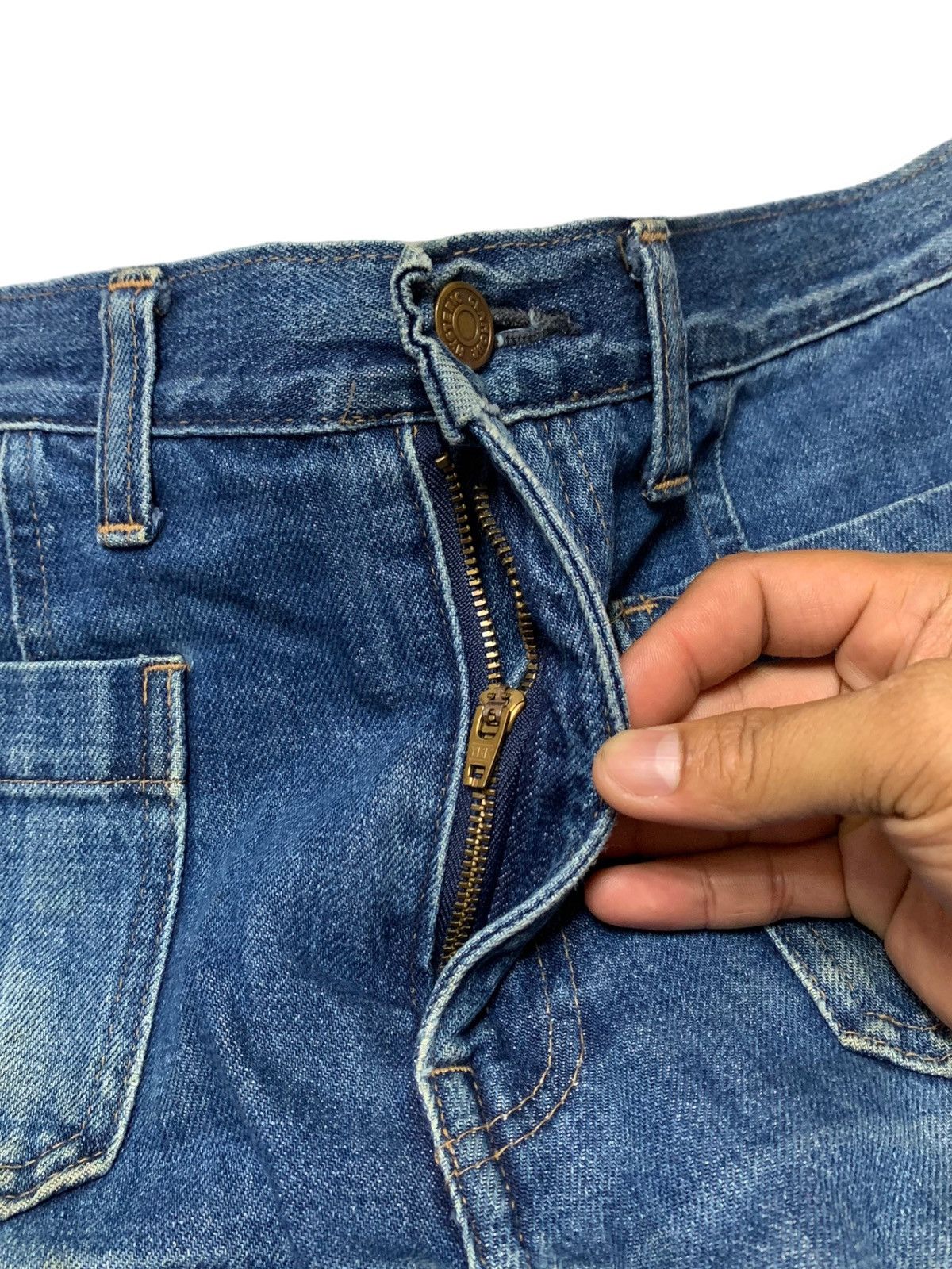 Designer × Hysteric Glamour × Japanese Brand VINTAGE HYSTERIC GLAMOUR BOOT CUT BUSH POCKETS PANTS DENIM Size US 29 - 10 Thumbnail