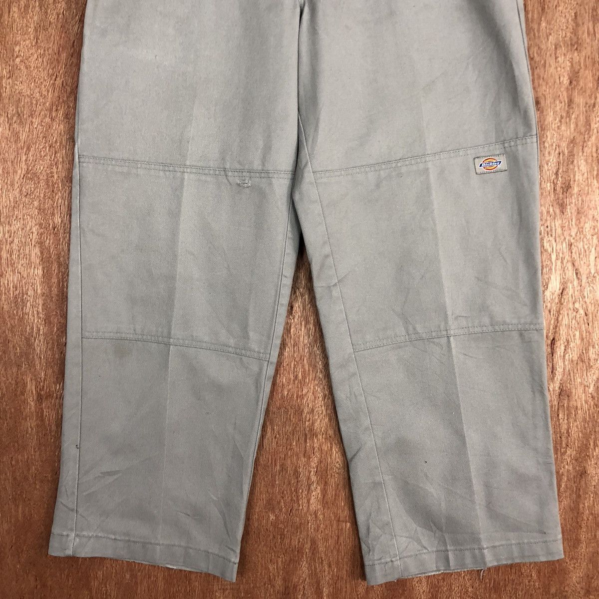 Dickies Dickies Grey Straight double knee Pants #c826 Size US 31 - 3 Thumbnail