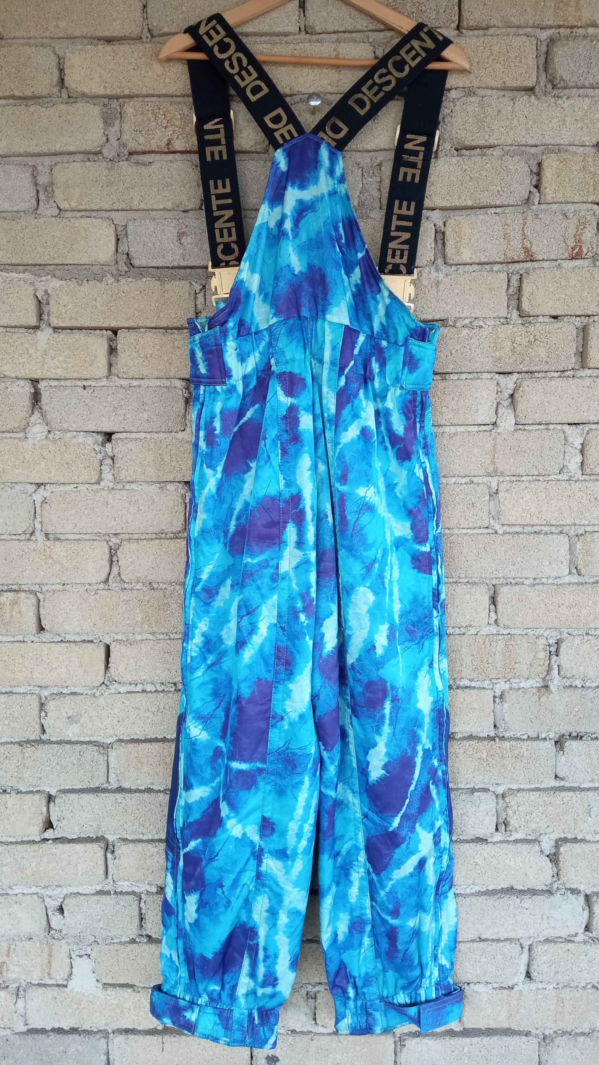 Descente × Japanese Brand × Vintage 🔥🔥Vtg Descente SkiWear Fullprint Overall Koverall Jumpsuit Size US 30 / EU 46 - 12 Thumbnail