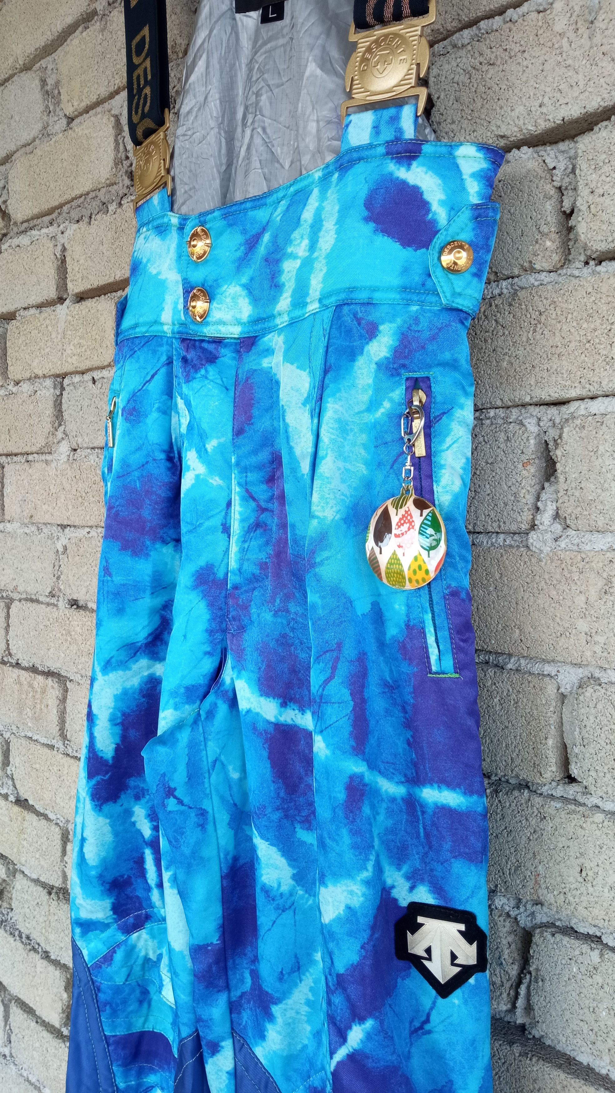 Descente × Japanese Brand × Vintage 🔥🔥Vtg Descente SkiWear Fullprint Overall Koverall Jumpsuit Size US 30 / EU 46 - 10 Thumbnail