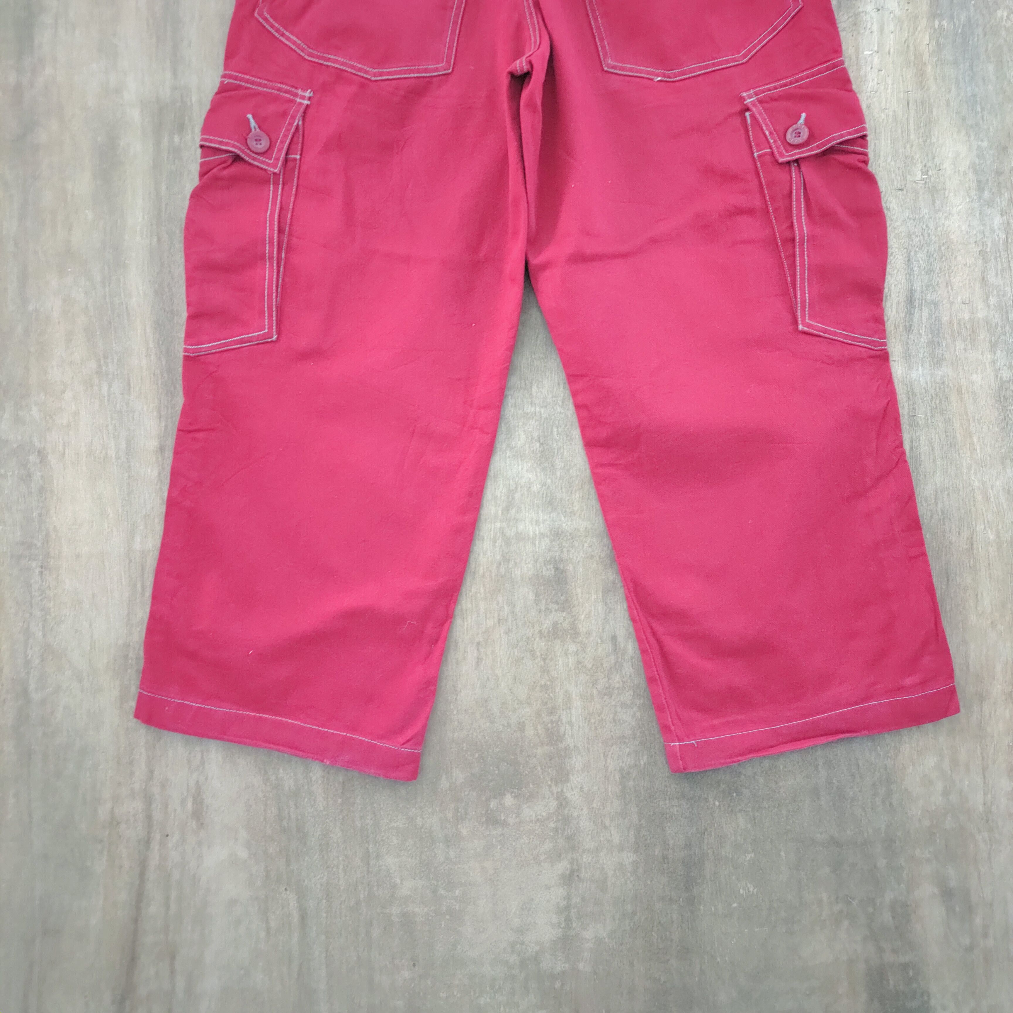 Hobo × Vintage HOBO RED BAGGY CARGO PANTS Size US 32 / EU 48 - 12 Thumbnail