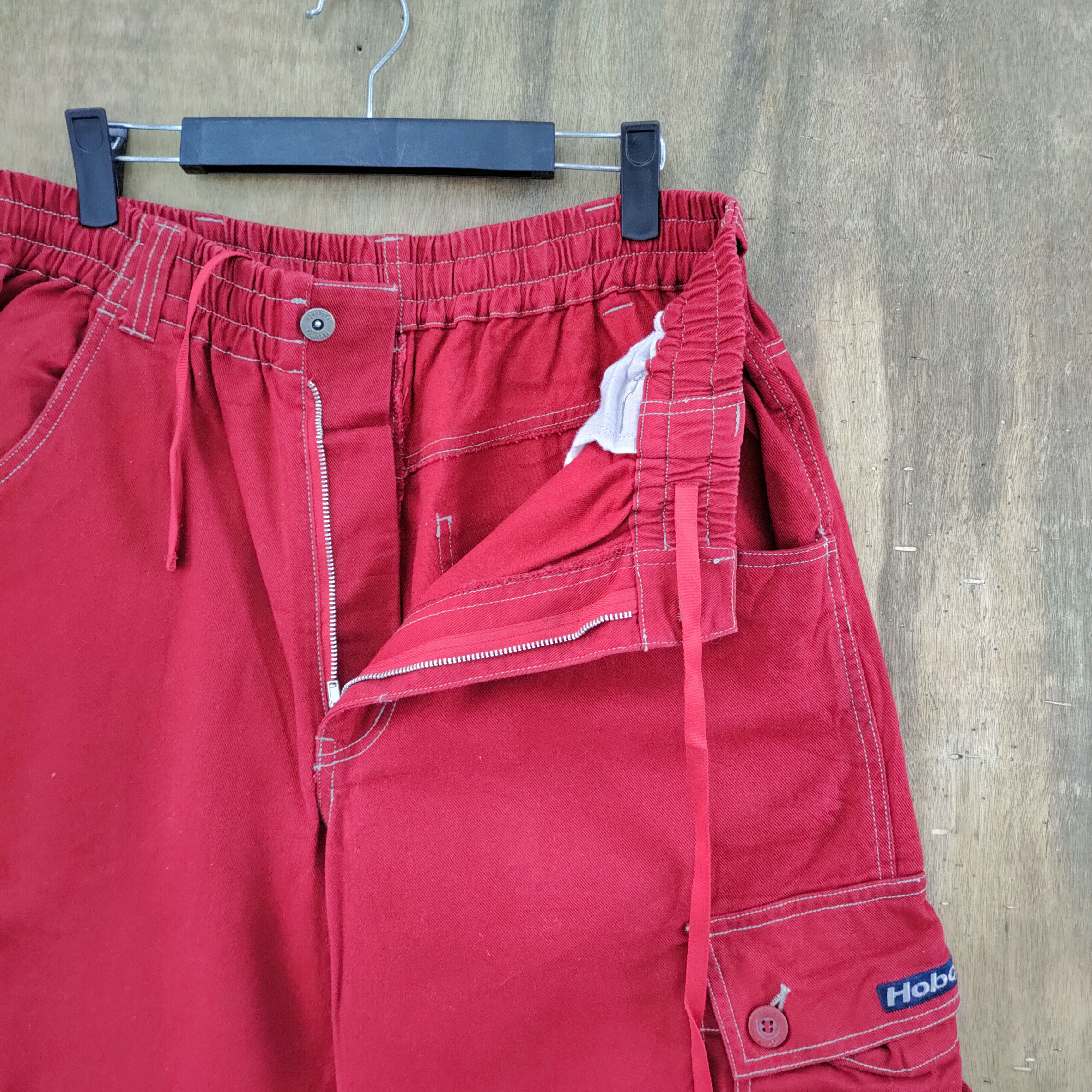Hobo × Vintage HOBO RED BAGGY CARGO PANTS Size US 32 / EU 48 - 6 Thumbnail