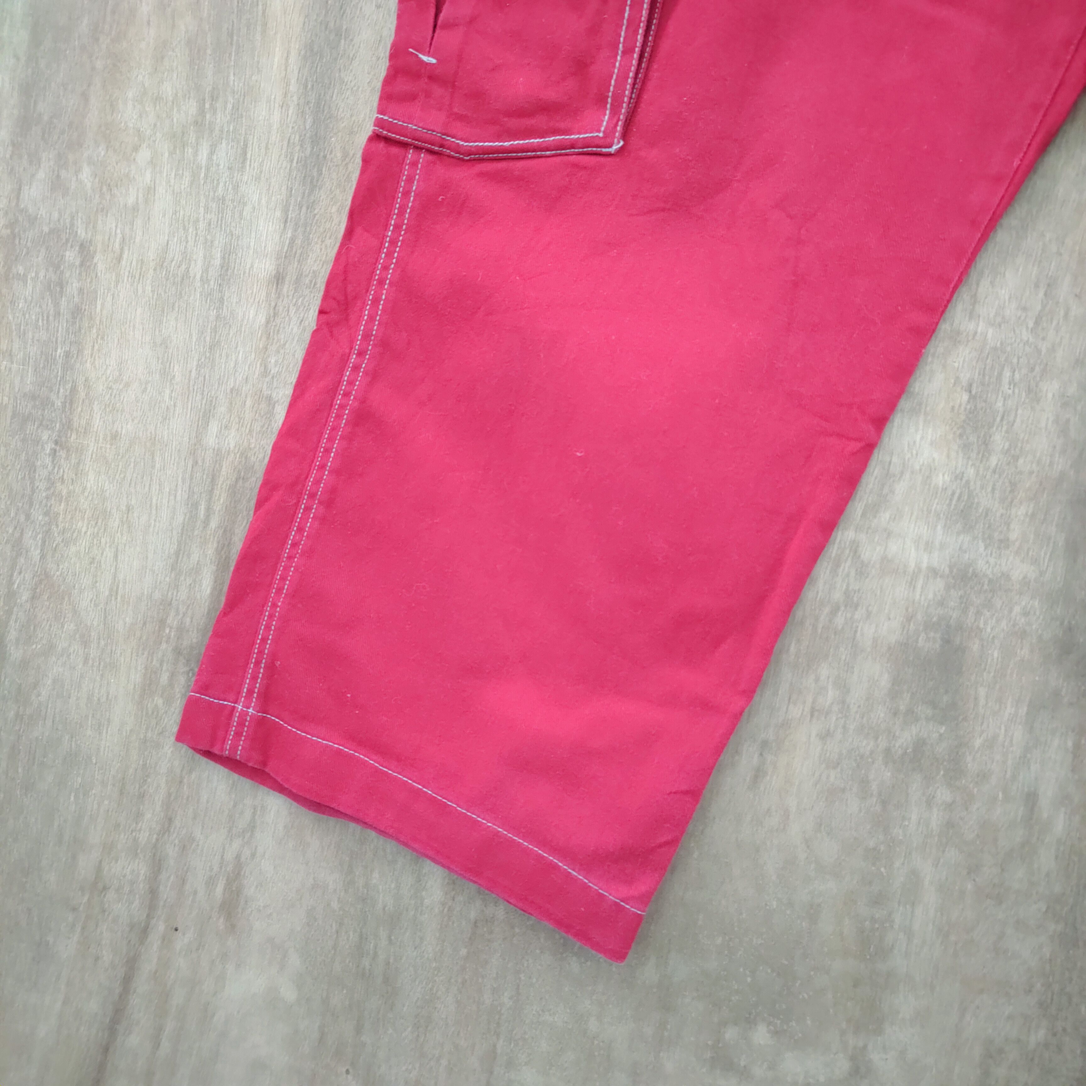 Hobo × Vintage HOBO RED BAGGY CARGO PANTS Size US 32 / EU 48 - 8 Thumbnail