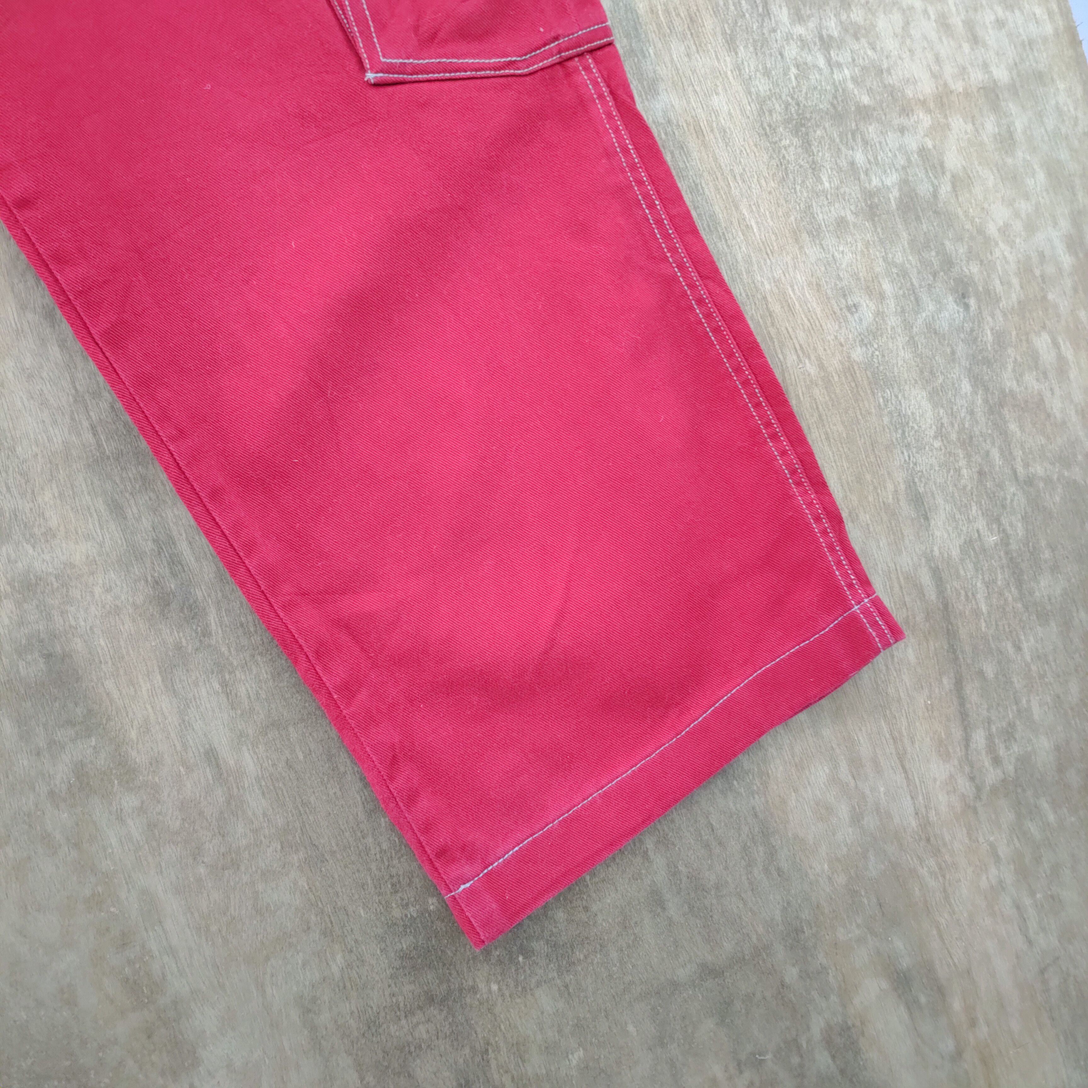 Hobo × Vintage HOBO RED BAGGY CARGO PANTS Size US 32 / EU 48 - 7 Thumbnail