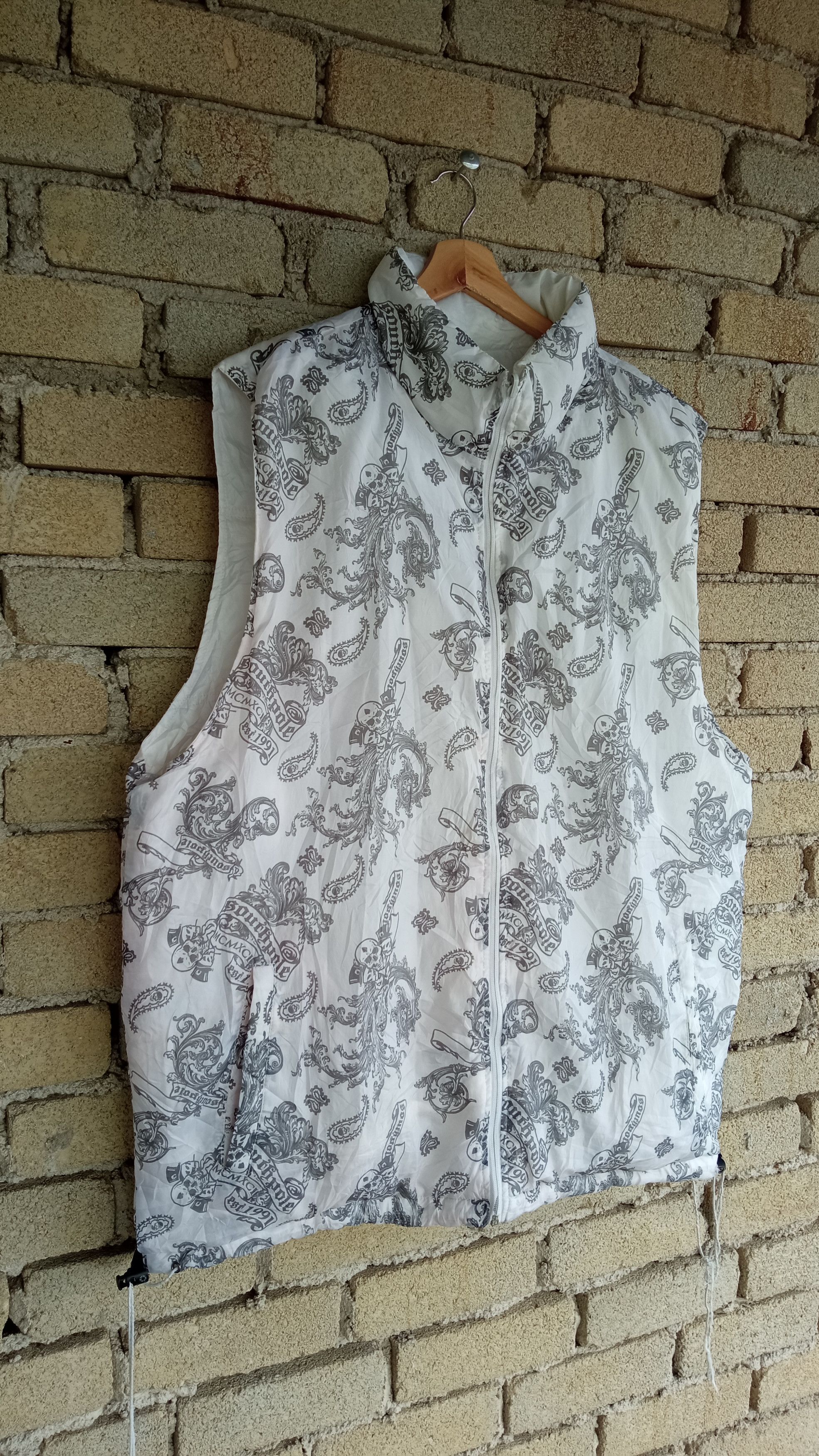 Japanese Brand × Southpole × Vintage 🔥🔥Authentic Southpole Full Print Sweater Vest Jacket Size US XXL / EU 58 / 5 - 2 Thumbnail