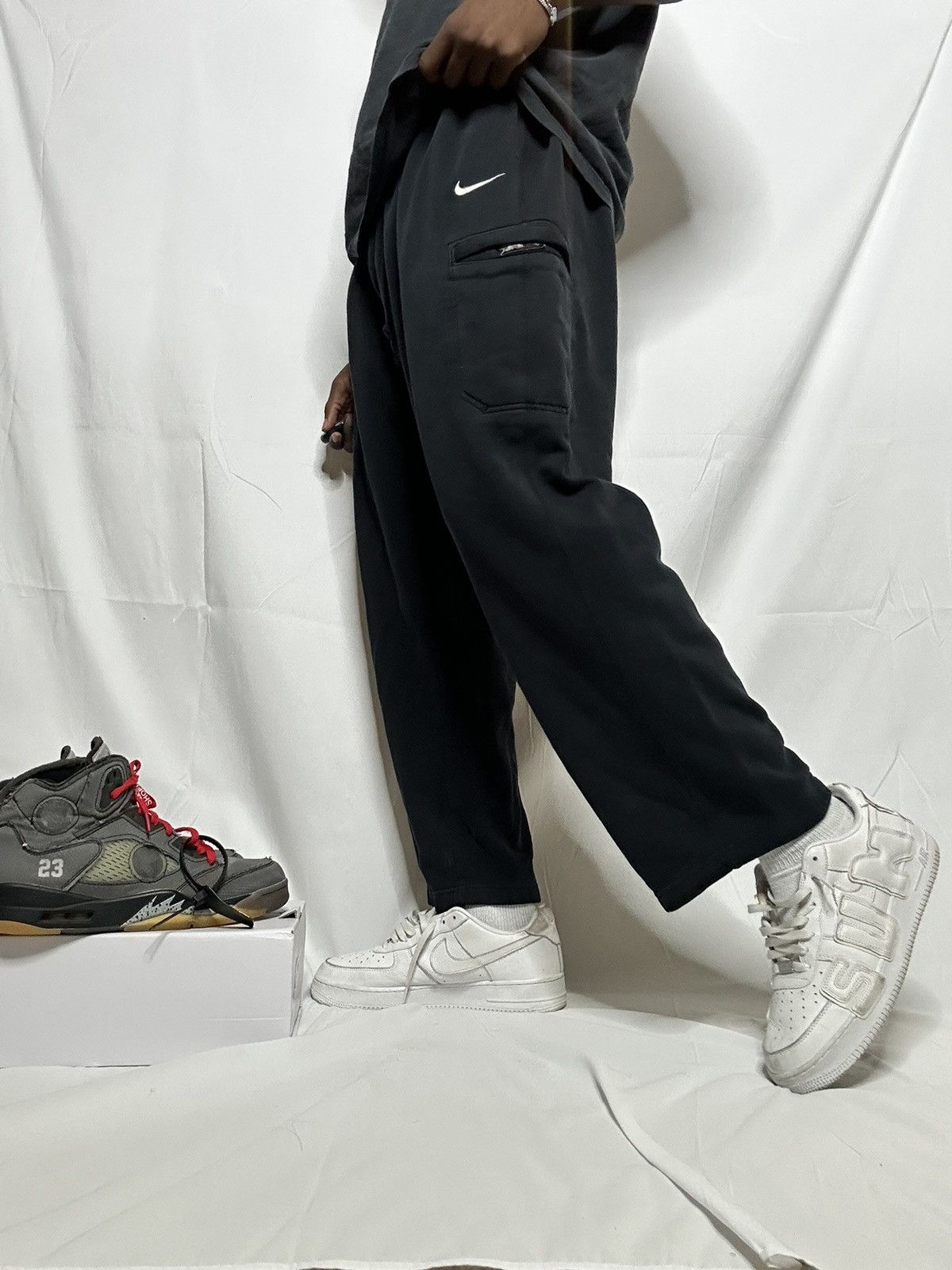 Vintage Nike Cargo Sweat Pants