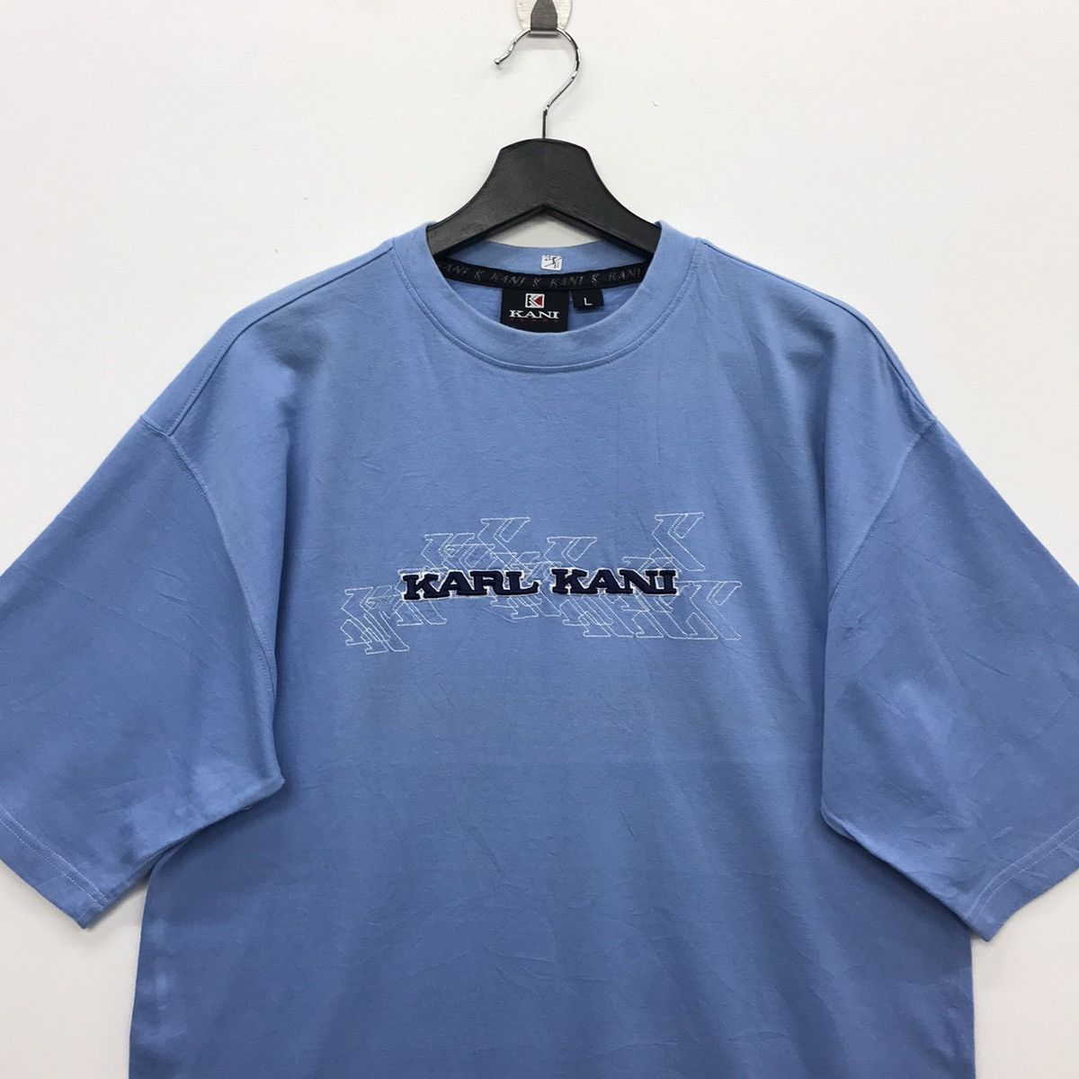 Designer × Karl Kani Rare!! Karl Kani Spellout Embroidery Tee Size US L / EU 52-54 / 3 - 2 Thumbnail