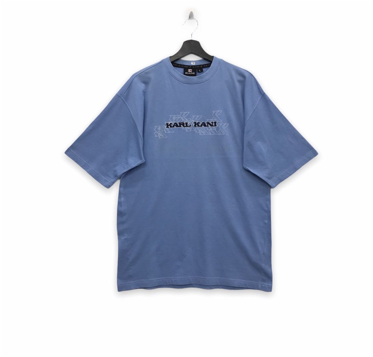 Designer × Karl Kani Rare!! Karl Kani Spellout Embroidery Tee Size US L / EU 52-54 / 3 - 1 Thumbnail