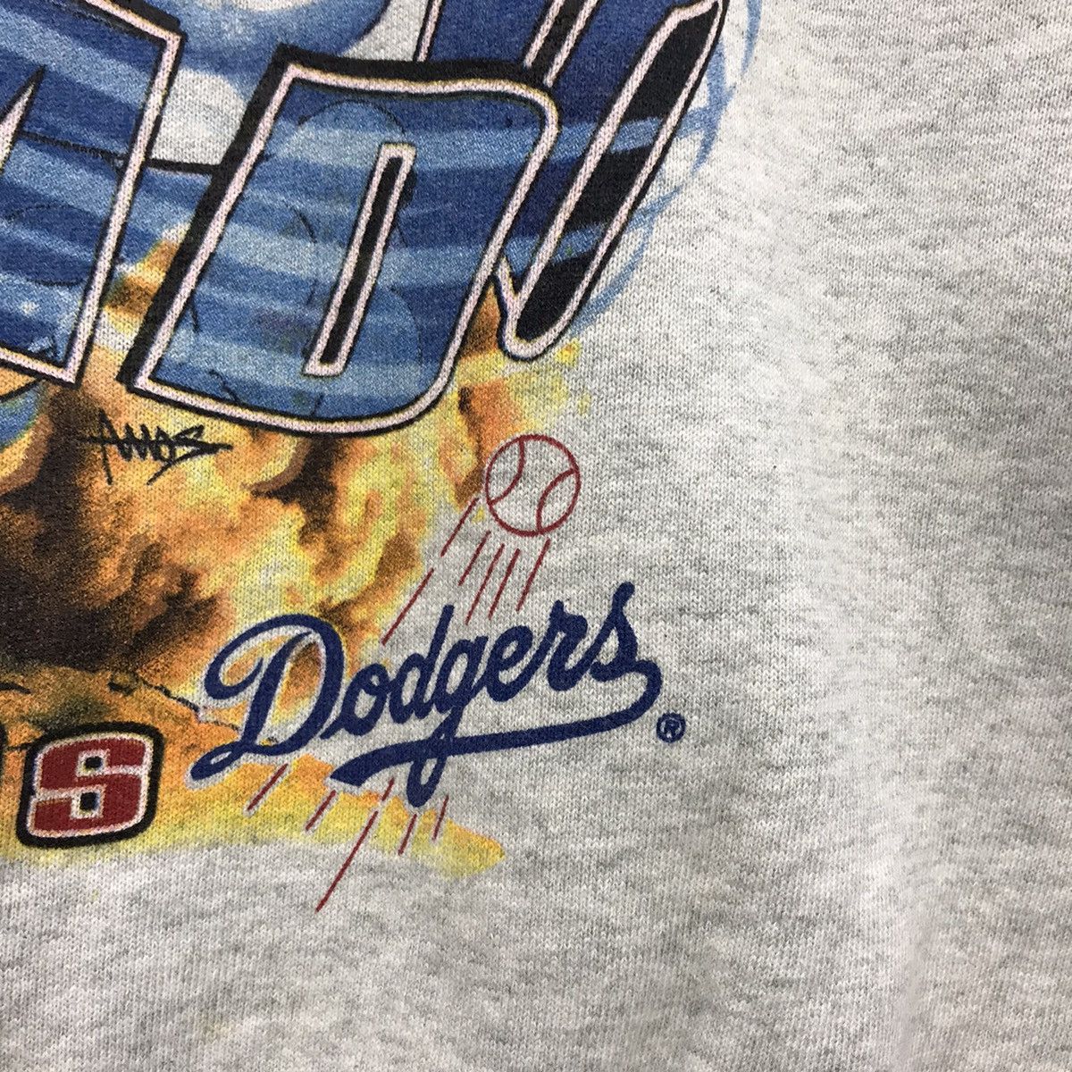 MLB × Salem Sportswear Rare!! Vintage Salem Sportswear MLB Hideo Nomo LA Dodgers Size US M / EU 48-50 / 2 - 9 Thumbnail