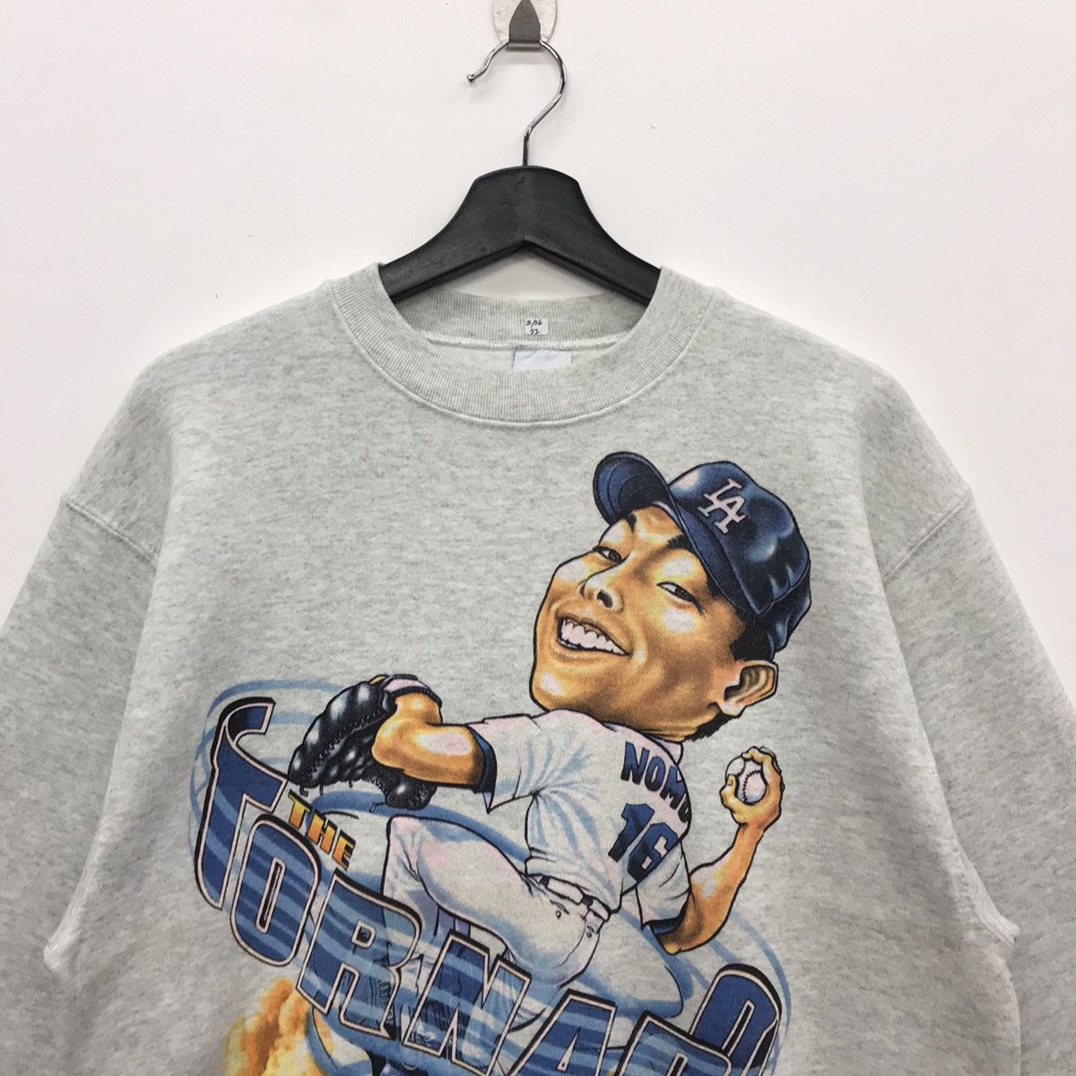MLB × Salem Sportswear Rare!! Vintage Salem Sportswear MLB Hideo Nomo LA Dodgers Size US M / EU 48-50 / 2 - 2 Thumbnail