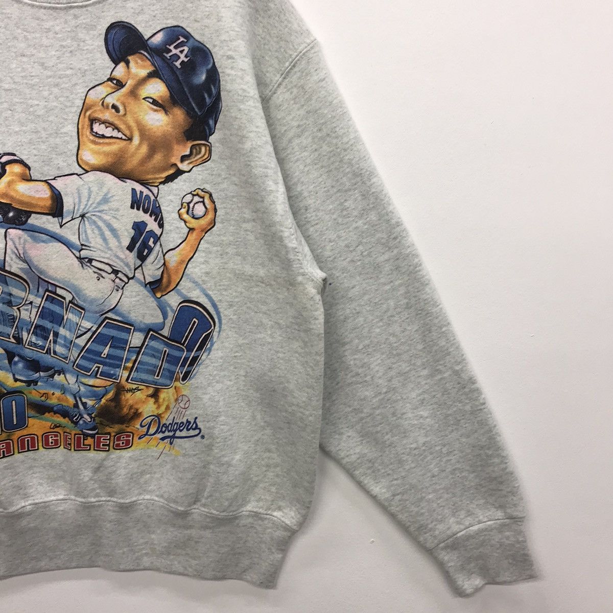 MLB × Salem Sportswear Rare!! Vintage Salem Sportswear MLB Hideo Nomo LA Dodgers Size US M / EU 48-50 / 2 - 4 Thumbnail