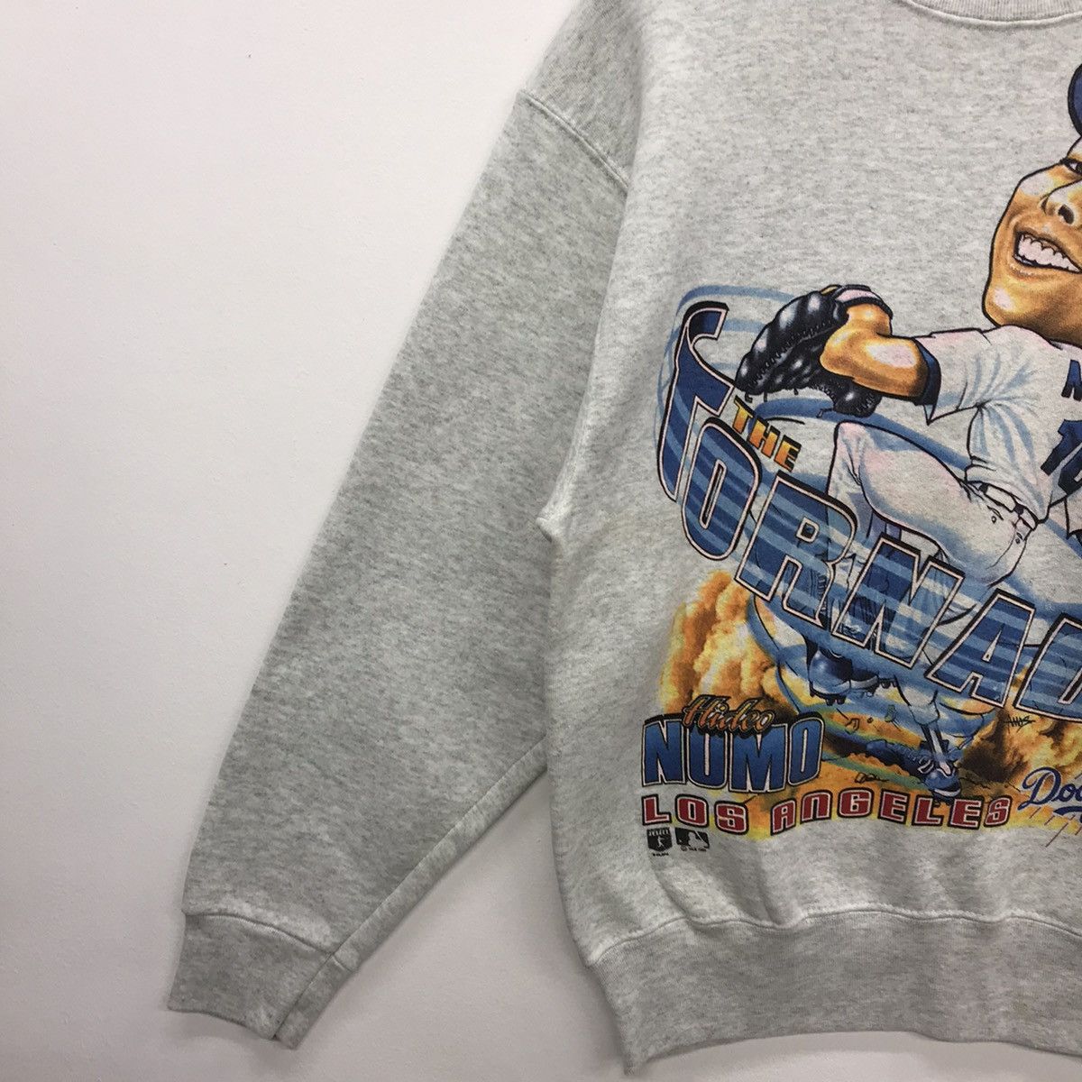 MLB × Salem Sportswear Rare!! Vintage Salem Sportswear MLB Hideo Nomo LA Dodgers Size US M / EU 48-50 / 2 - 5 Thumbnail