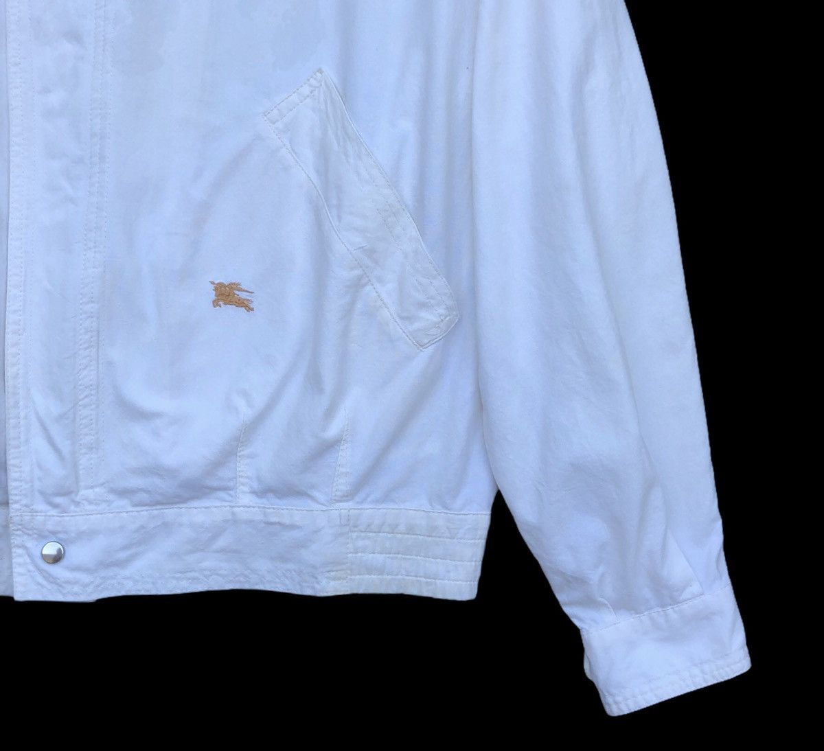 Burberry Vintage Burberrys Prorsum Cotton Bombers Jacket Size US L / EU 52-54 / 3 - 3 Thumbnail