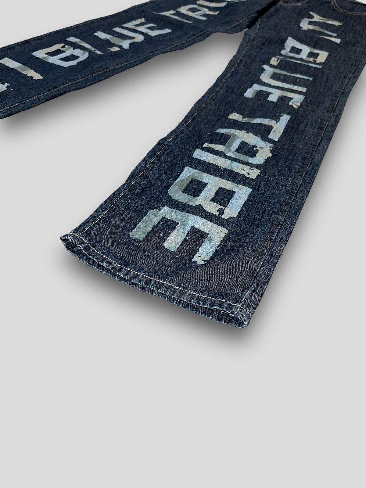 Emporio Armani !DS! Armani Jeans Big Logo Full Paint Indigo Denim Size US 32 / EU 48 - 9 Thumbnail