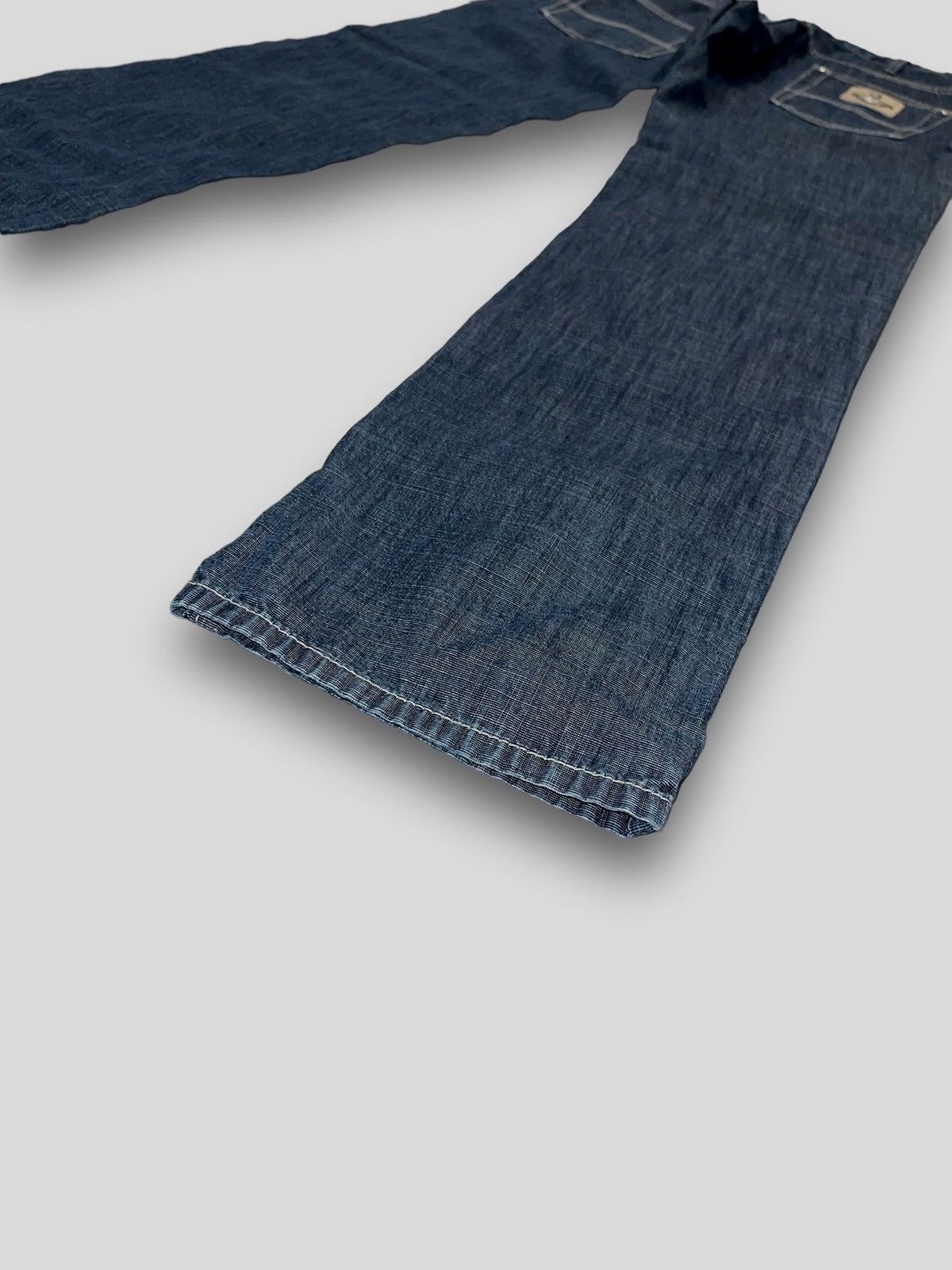 Emporio Armani !DS! Armani Jeans Big Logo Full Paint Indigo Denim Size US 32 / EU 48 - 14 Thumbnail