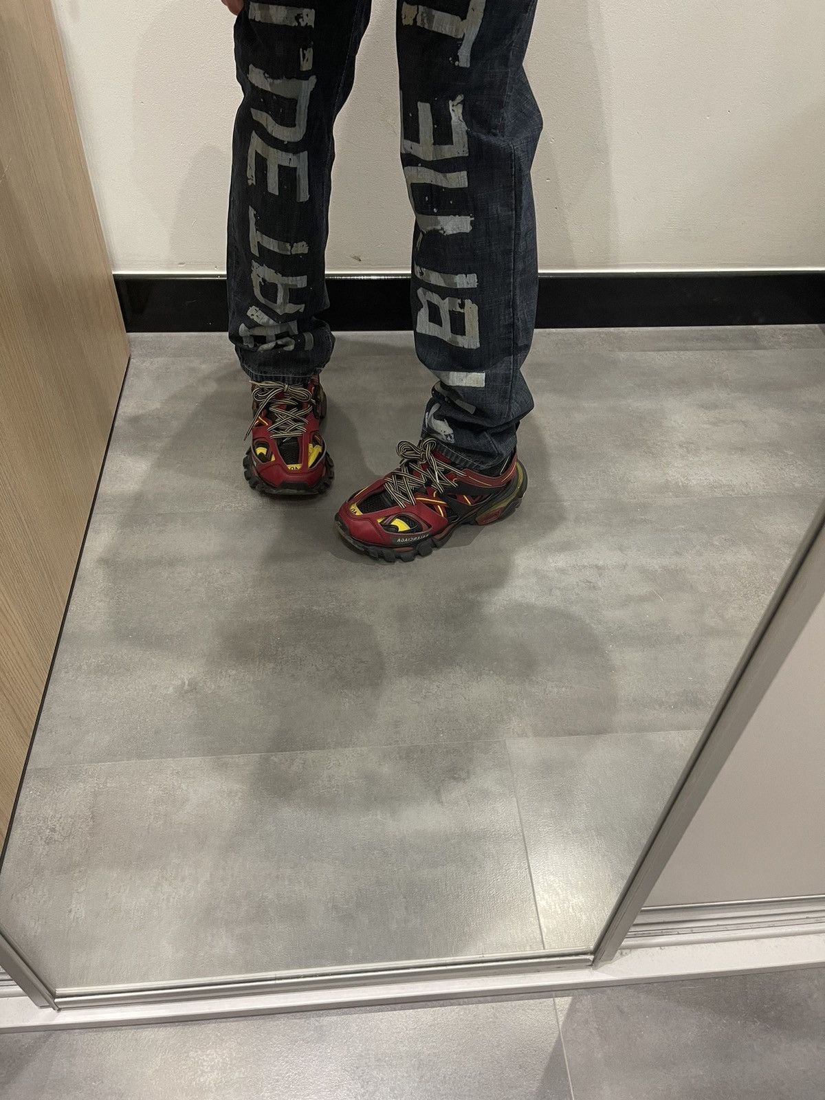 Emporio Armani !DS! Armani Jeans Big Logo Full Paint Indigo Denim Size US 32 / EU 48 - 8 Thumbnail