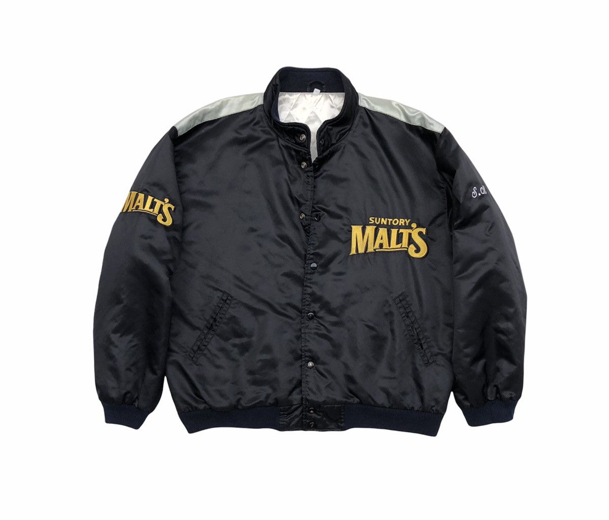 Vintage Vintage90s Bomber Suntory Malts Baseball Team Jacket Size L Size US L / EU 52-54 / 3 - 2 Thumbnail