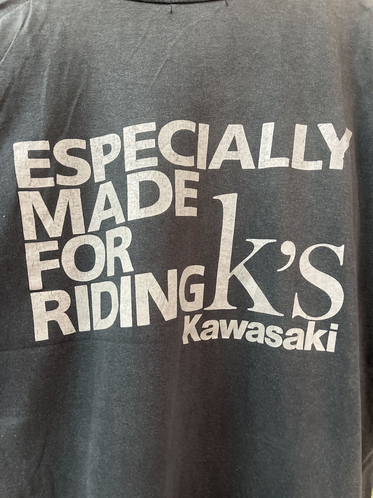 Japanese Brand VINTAGE SINGLE STITCH KAWASAKI RACING SPELLOUT VERY RARE Size US M / EU 48-50 / 2 - 2 Thumbnail