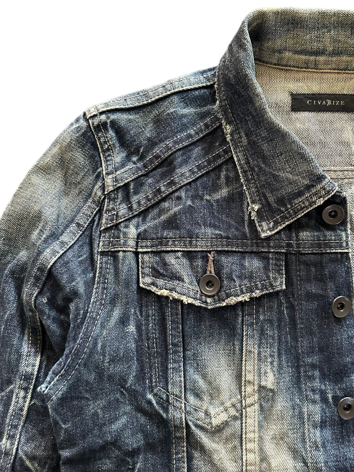 CIVARIZE 2013FW - Civarize v-kei J-rock trucker denim Size US S / EU 44-46 / 1 - 4 Thumbnail