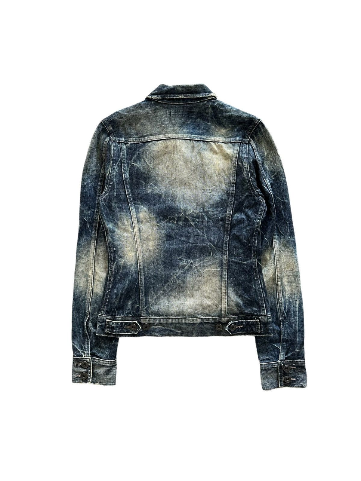 00s archive 転がら LED RECHWE fur denim jacket 
