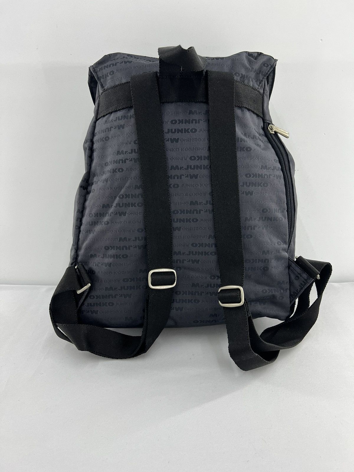 Mr. Junko Nylon Backpack Vintage Fashion Full printed Size ONE SIZE - 6 Thumbnail