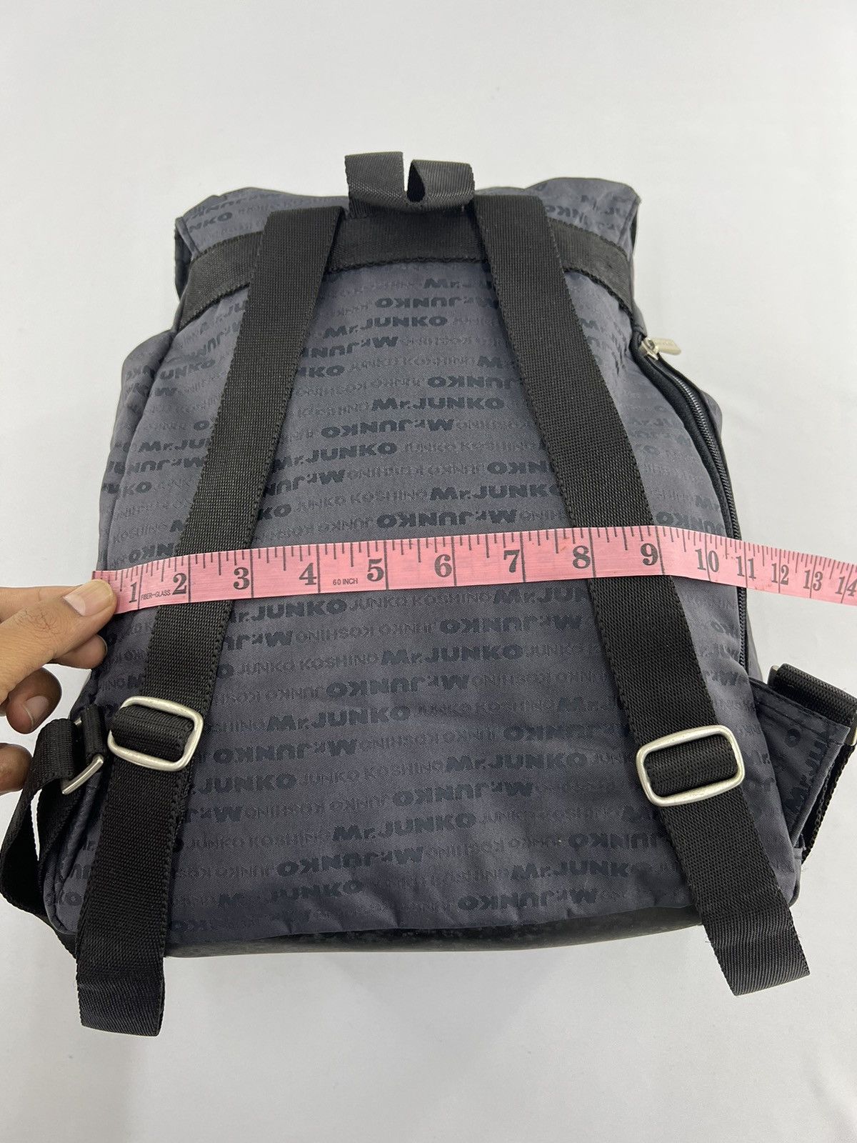 Mr. Junko Nylon Backpack Vintage Fashion Full printed Size ONE SIZE - 13 Thumbnail