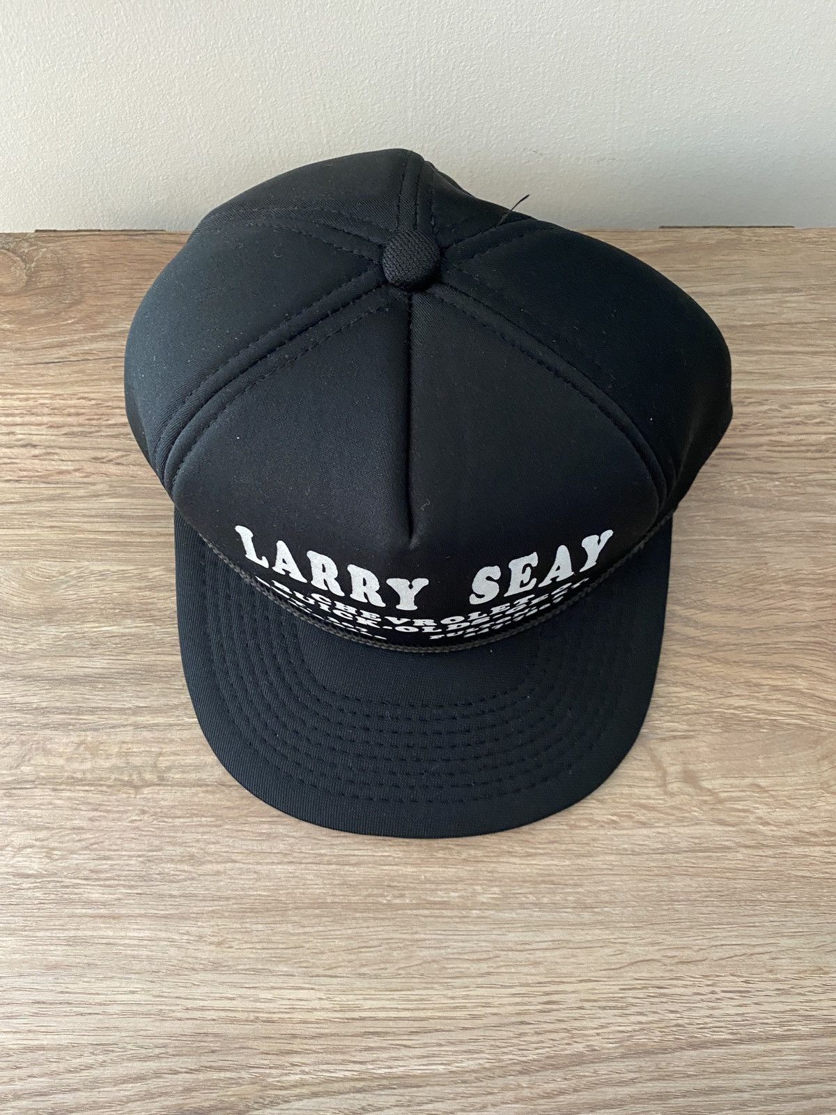 Chevrolet Vintage 80s Larry Seay Chevrolet Foam Snap Back Trucker Hat Size ONE SIZE - 4 Thumbnail