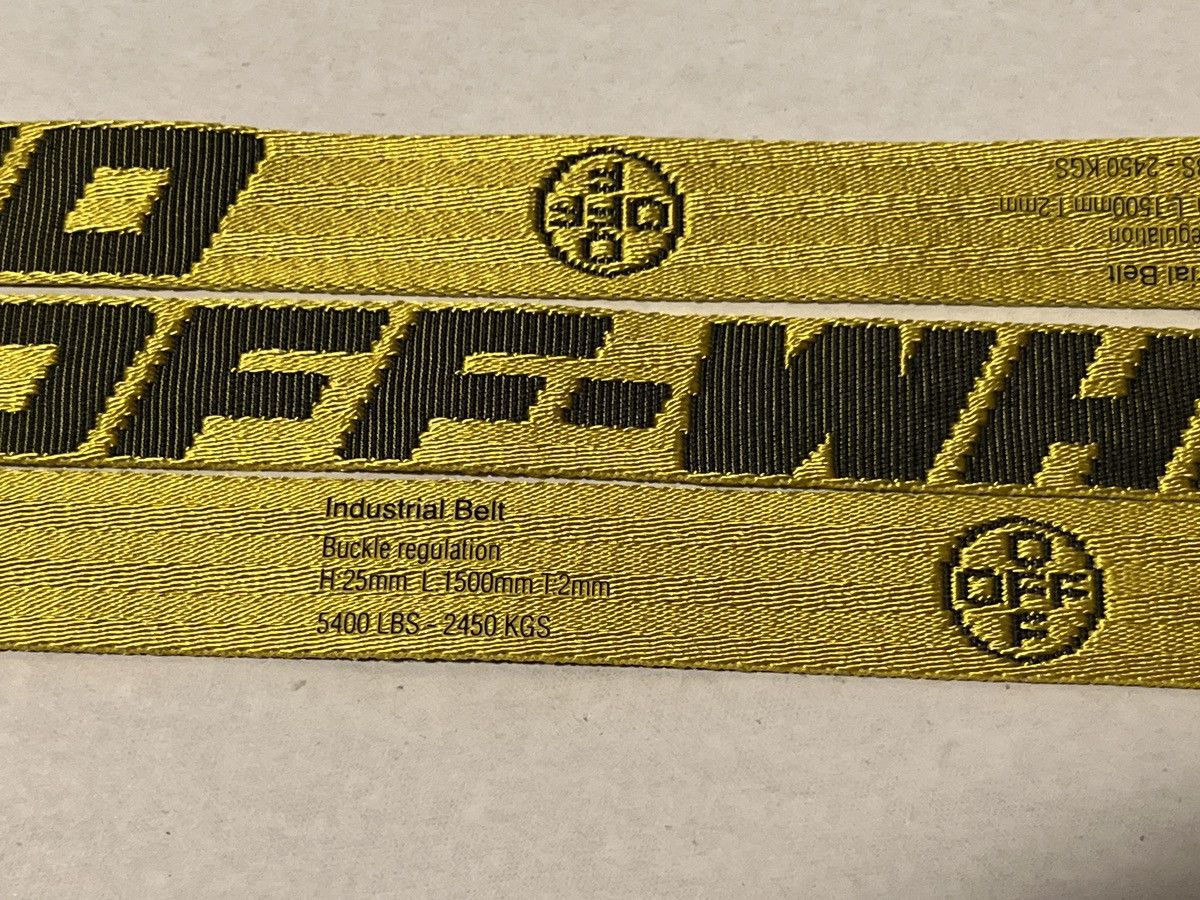 Off-White Off white industrial belt Size ONE SIZE - 3 Thumbnail