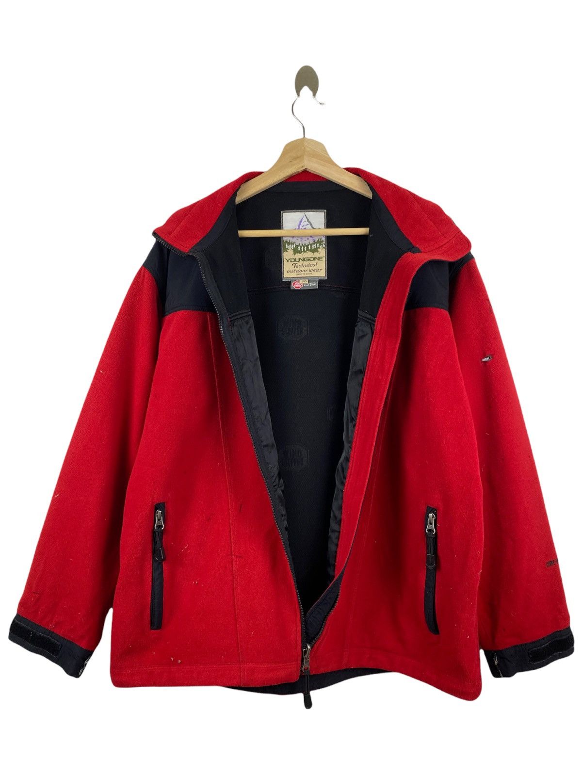 Japanese Brand Young One x Gore wind stopper technical outdoor jacket Size US L / EU 52-54 / 3 - 4 Thumbnail