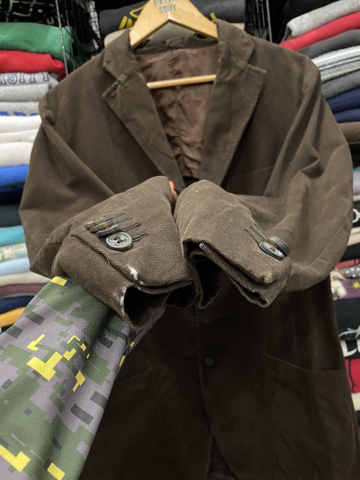 Henry Cotton's HENRY COTTONS BROWN COTTON MAN’S JACKET Size US L / EU 52-54 / 3 - 6 Thumbnail
