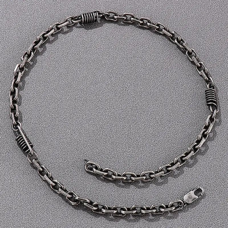 Jewelry 7MM Solid Stainless Steel Chain Necklaces Size ONE SIZE - 3 Thumbnail