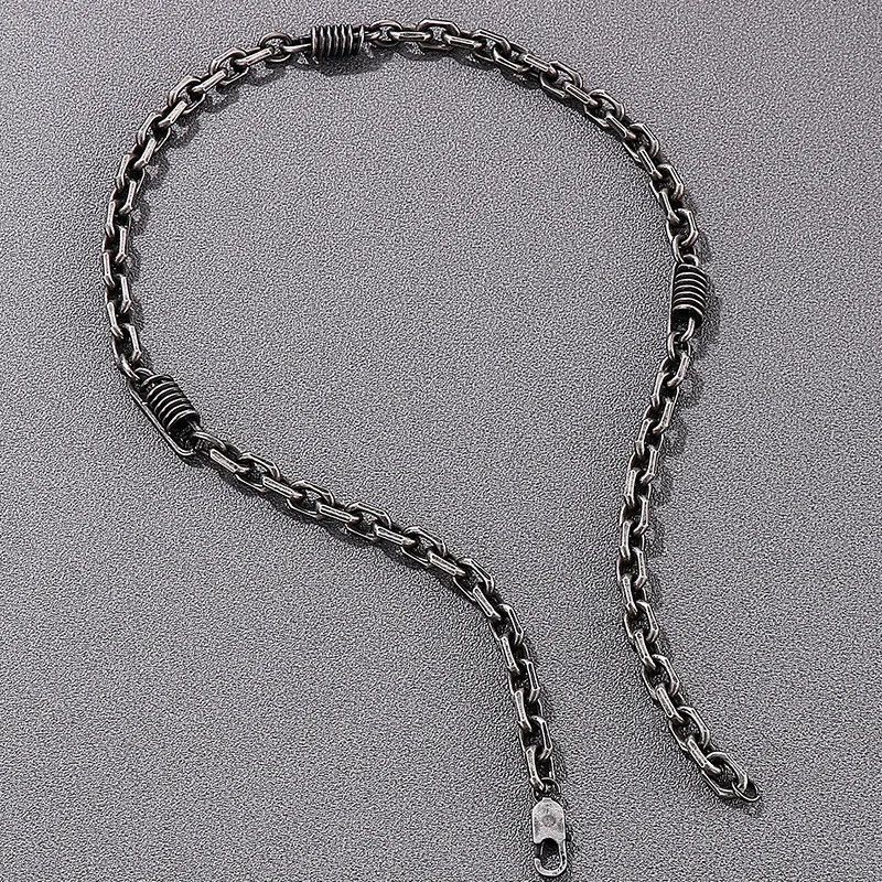 Jewelry 7MM Solid Stainless Steel Chain Necklaces Size ONE SIZE - 2 Thumbnail