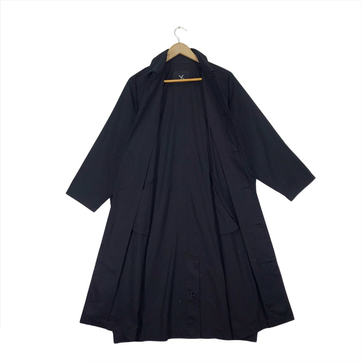 Yohji Yamamoto Yohji Yamamoto Ys Cotton Long Coat Size L / US 10 / IT 46 - 4 Thumbnail