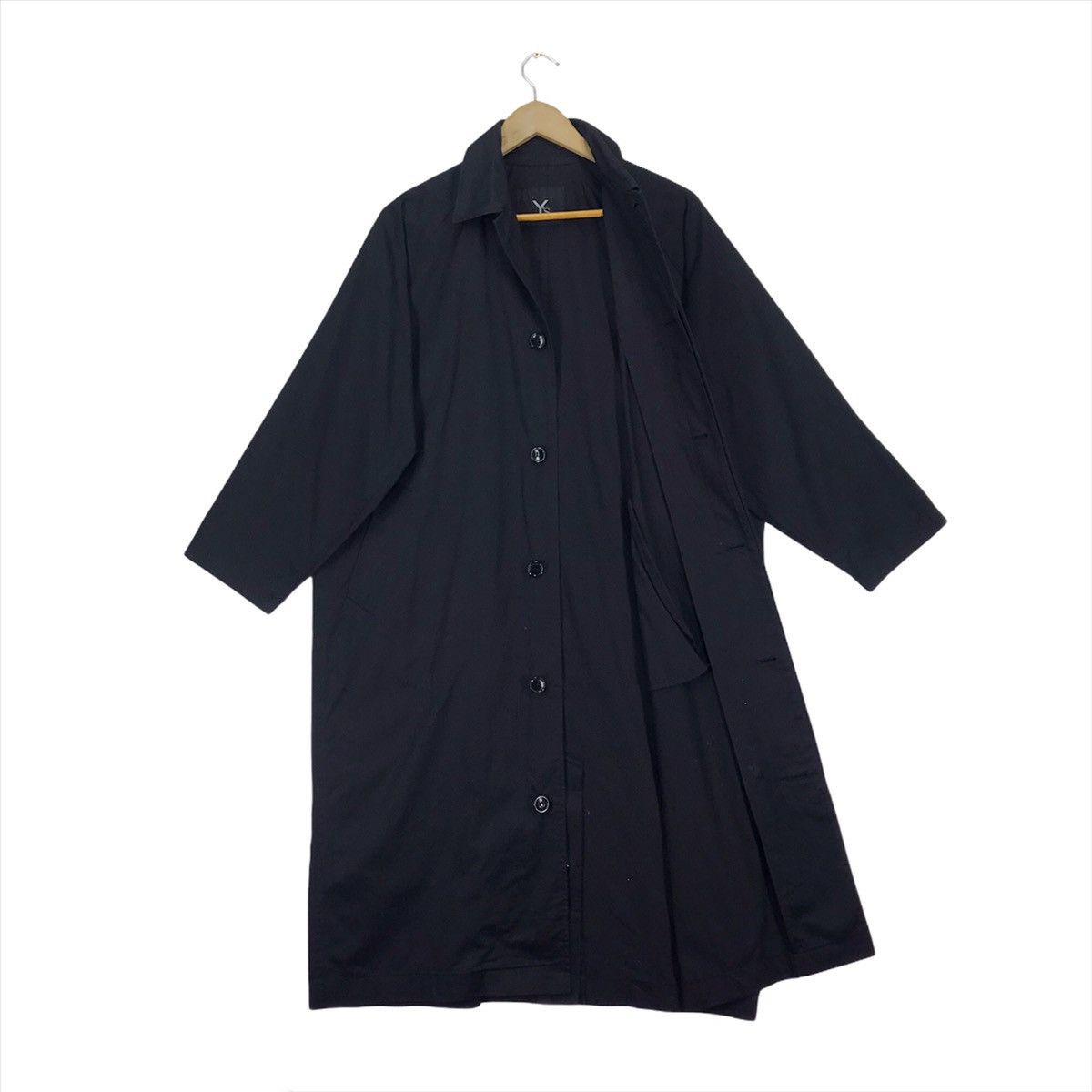 Yohji Yamamoto Yohji Yamamoto Ys Cotton Long Coat Size L / US 10 / IT 46 - 1 Thumbnail